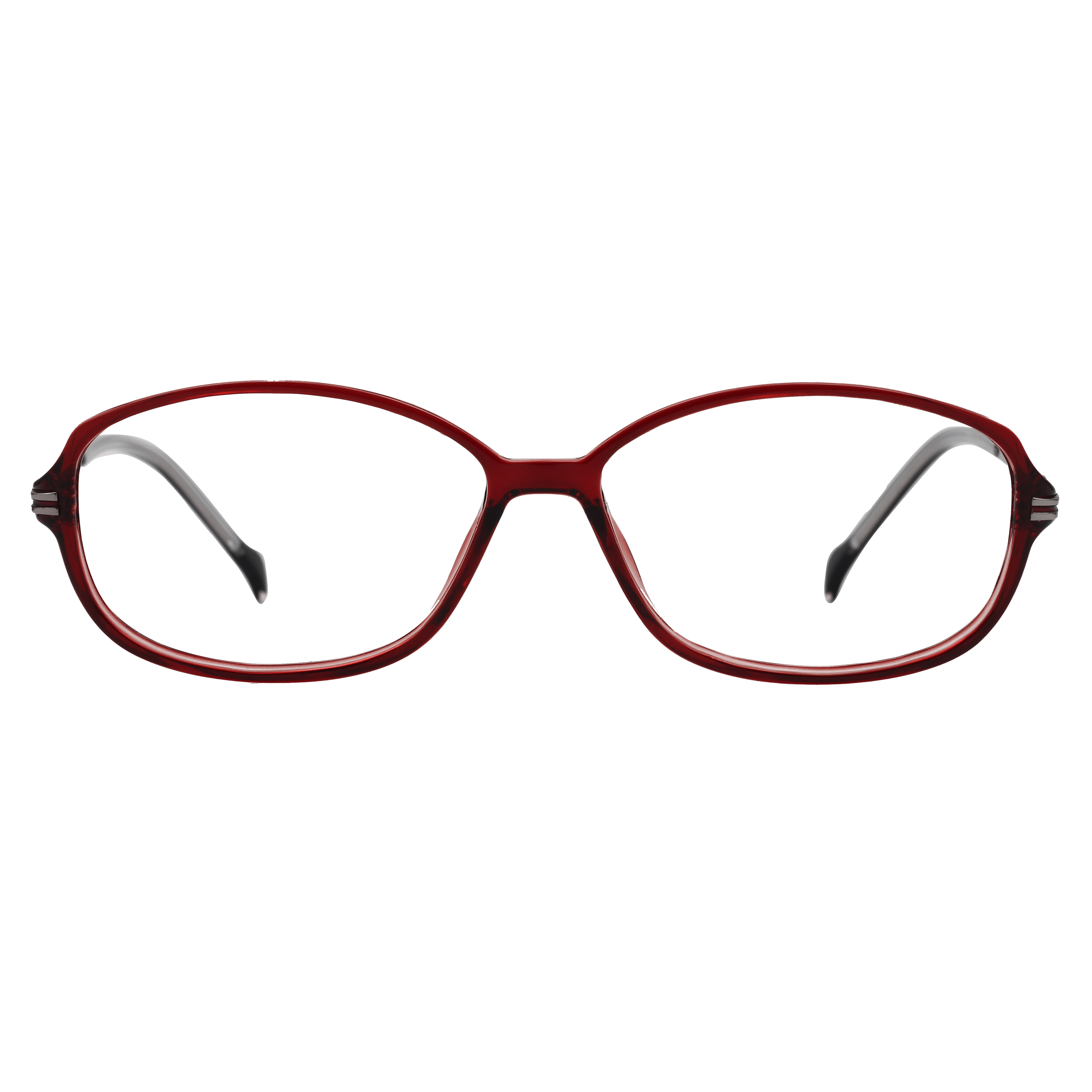 Inspira 19322 Frame Maroon Female Full Metal Frame — Maroon frame — view 2