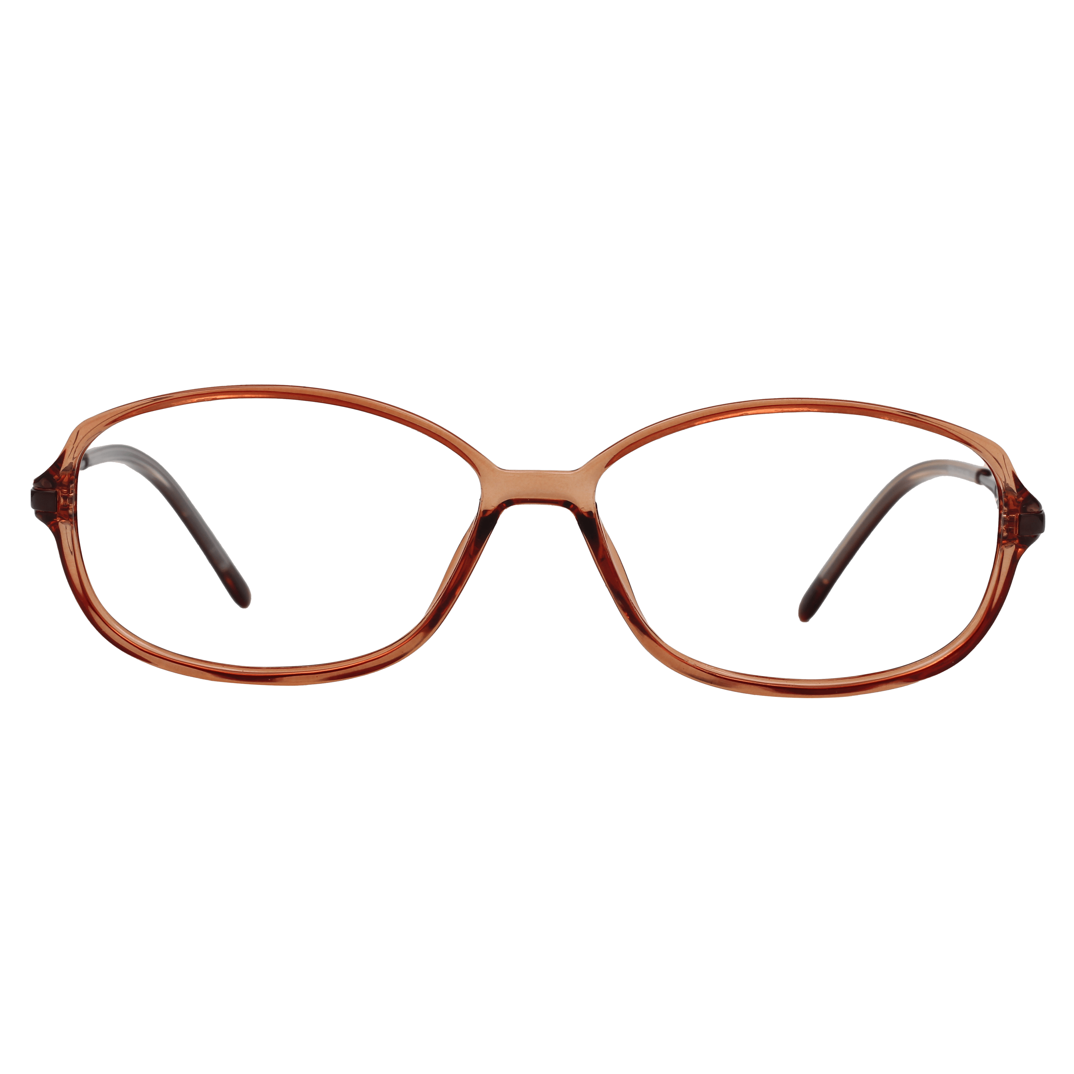 Inspira 19326 Frame Brown Female Full Metal Frame — Brown frame — view 2