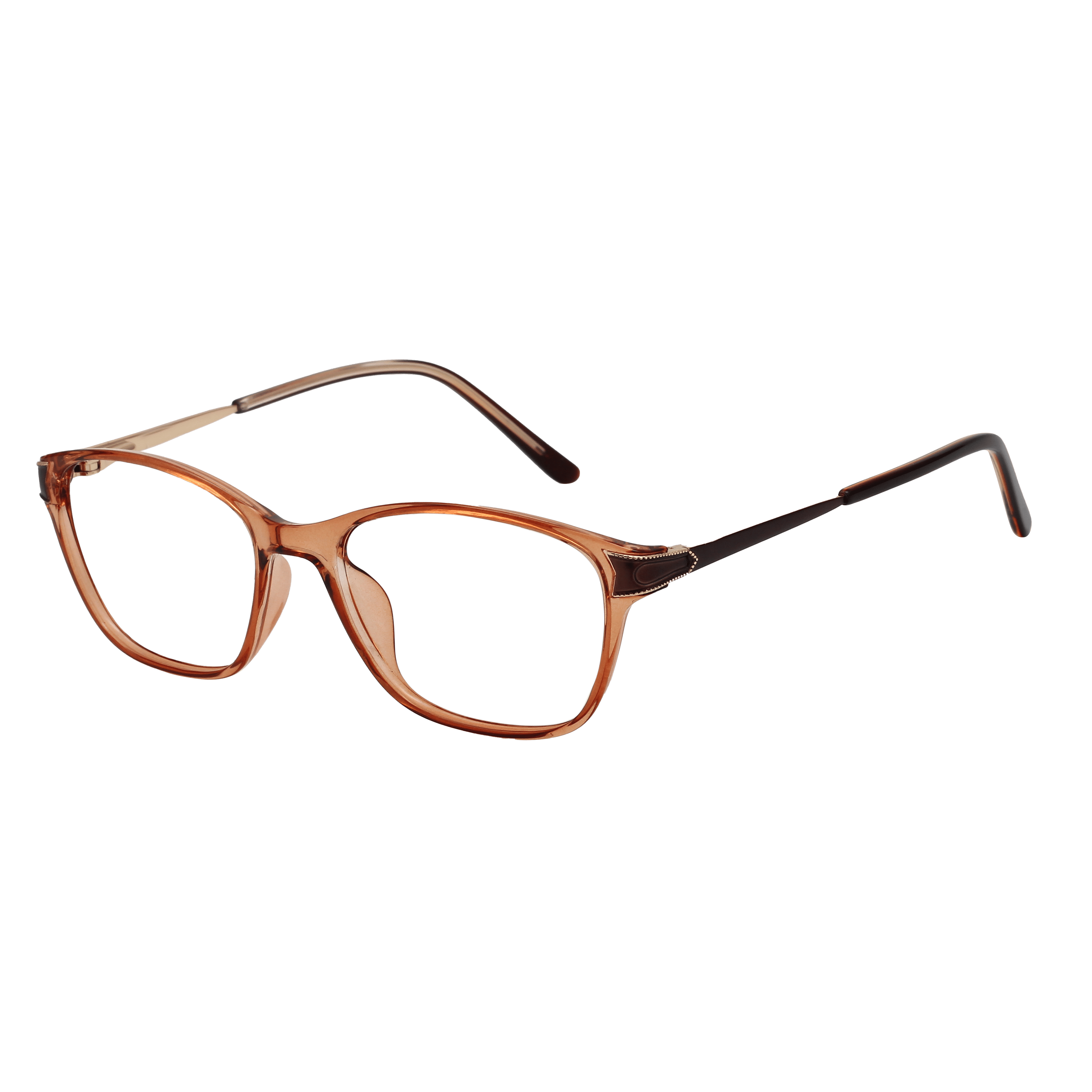 Inspira 19328 Frame Brown Female Full Metal — Brown frame