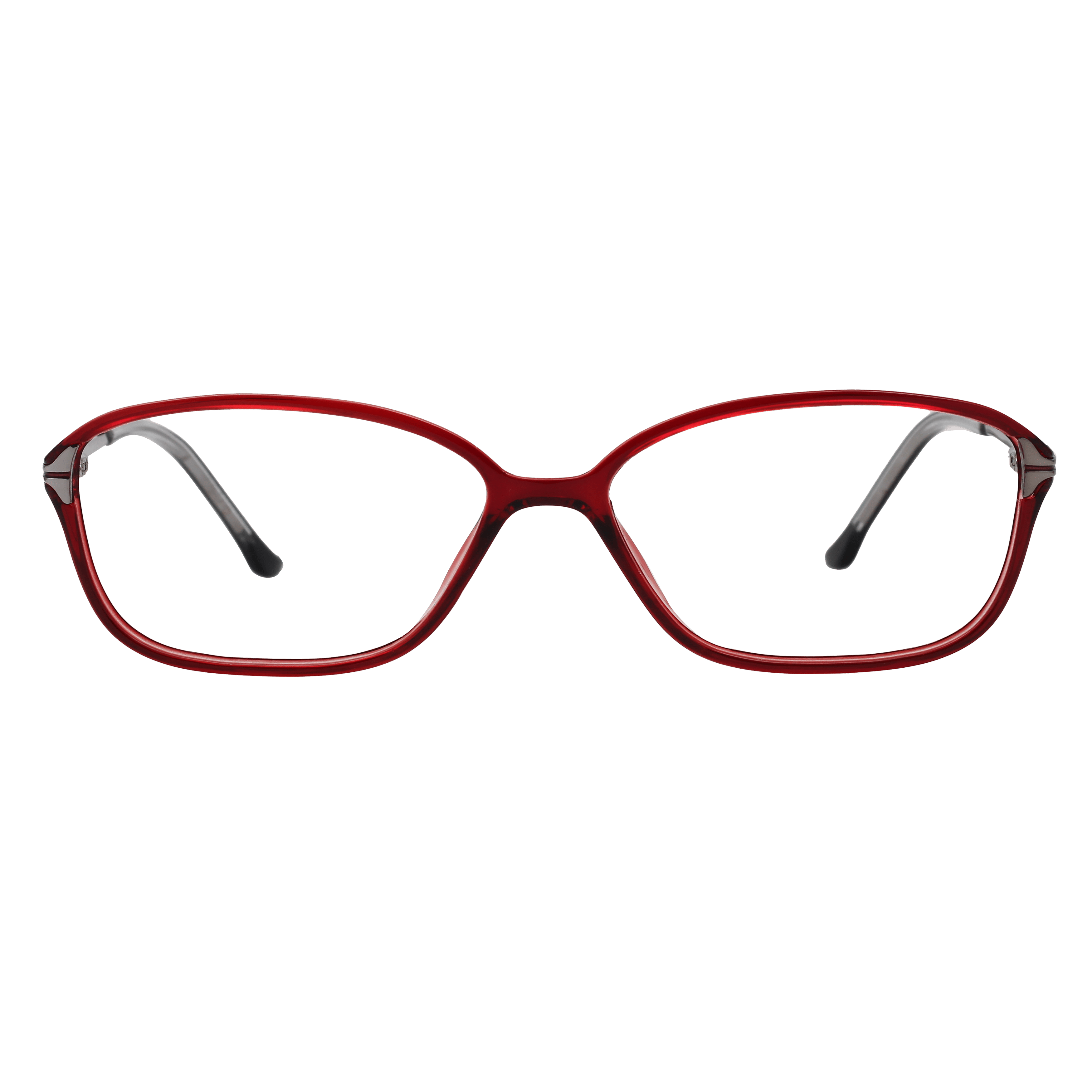 Inspira 19329 Frame Maroon Female Full Metal Frame — Maroon frame — view 2