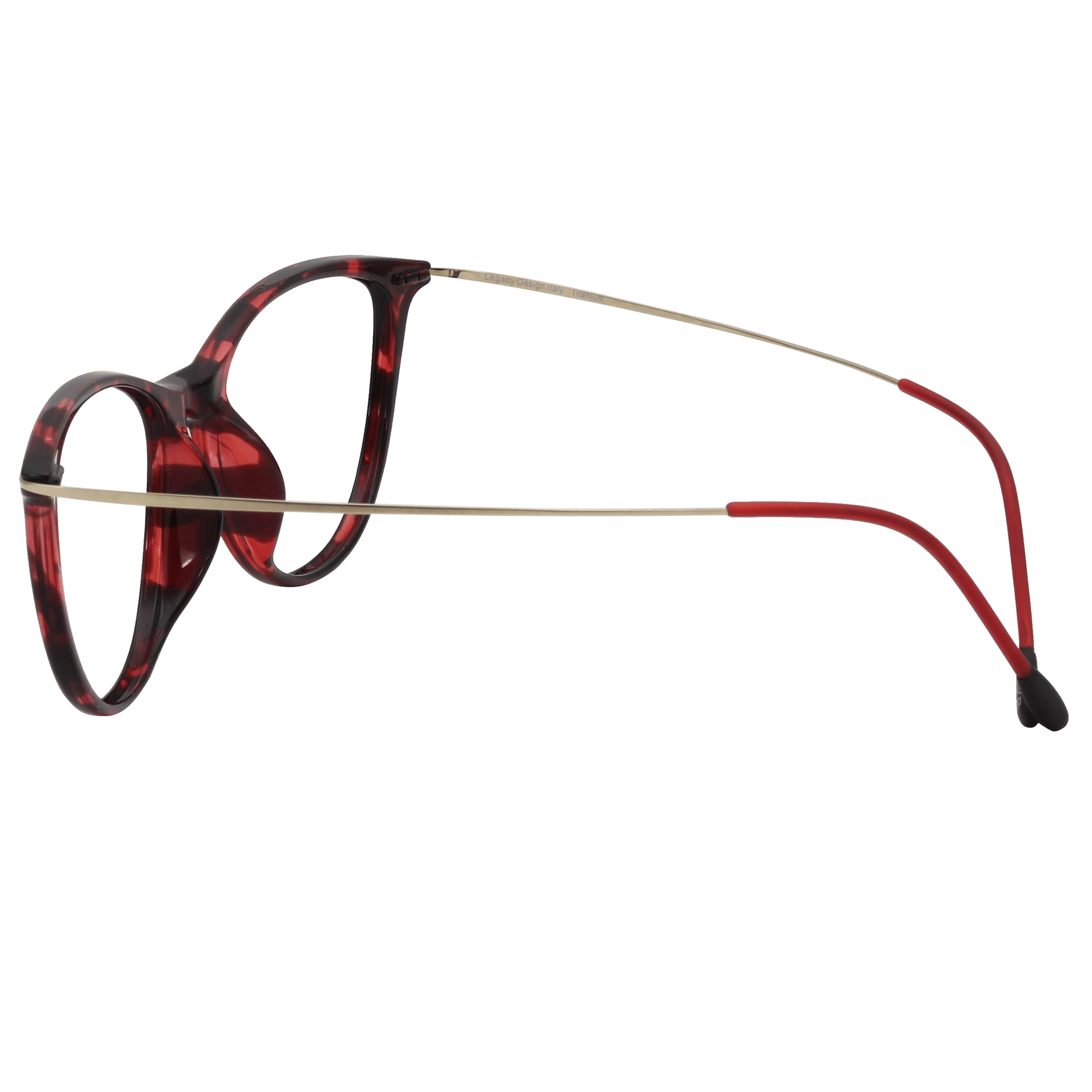 Inspira 3618HG Frame Tortoise Female Full Titanium Frame — Tortoise frame — view 3