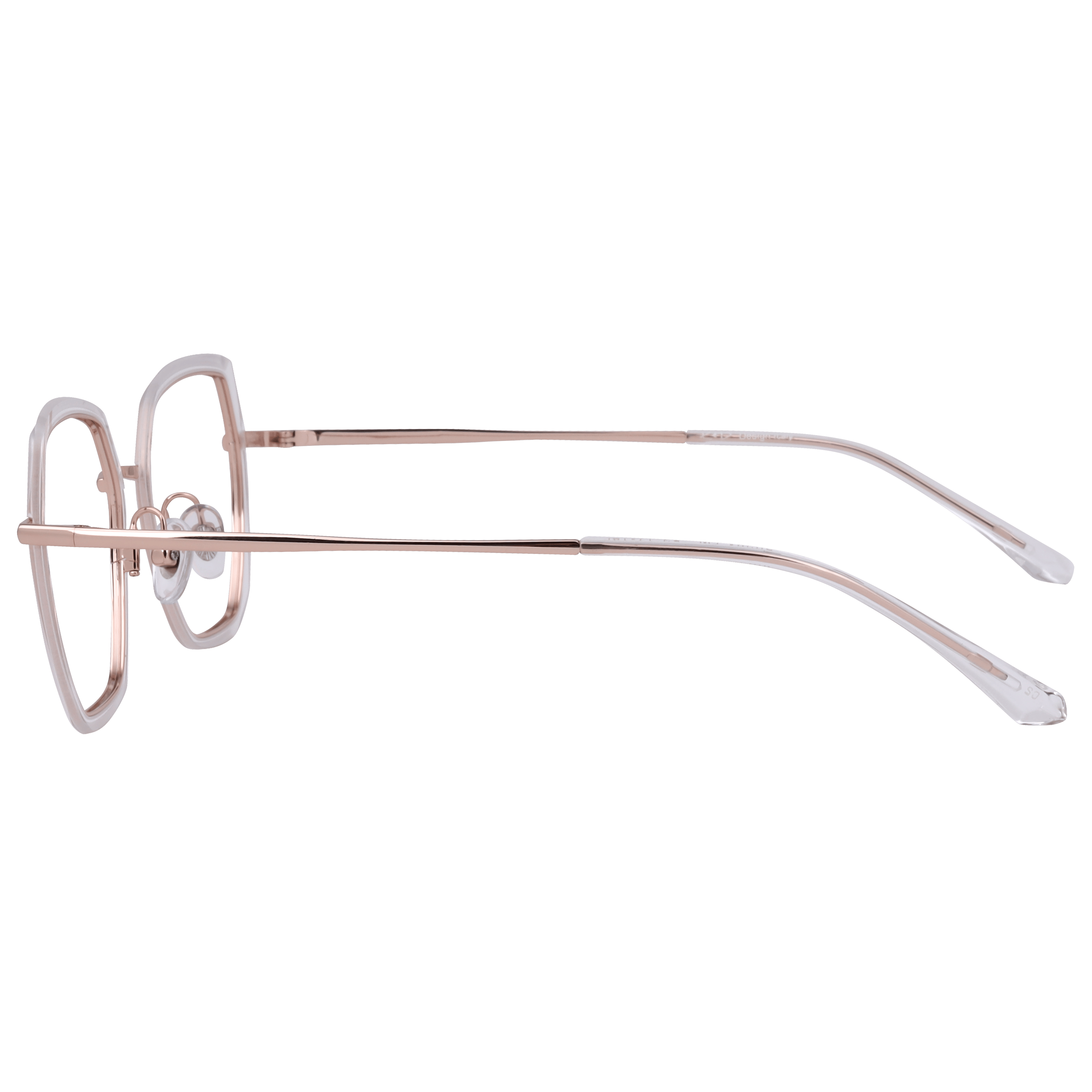 Inspira 50281 Frame Transparent Female Full Metal Frame — view 3