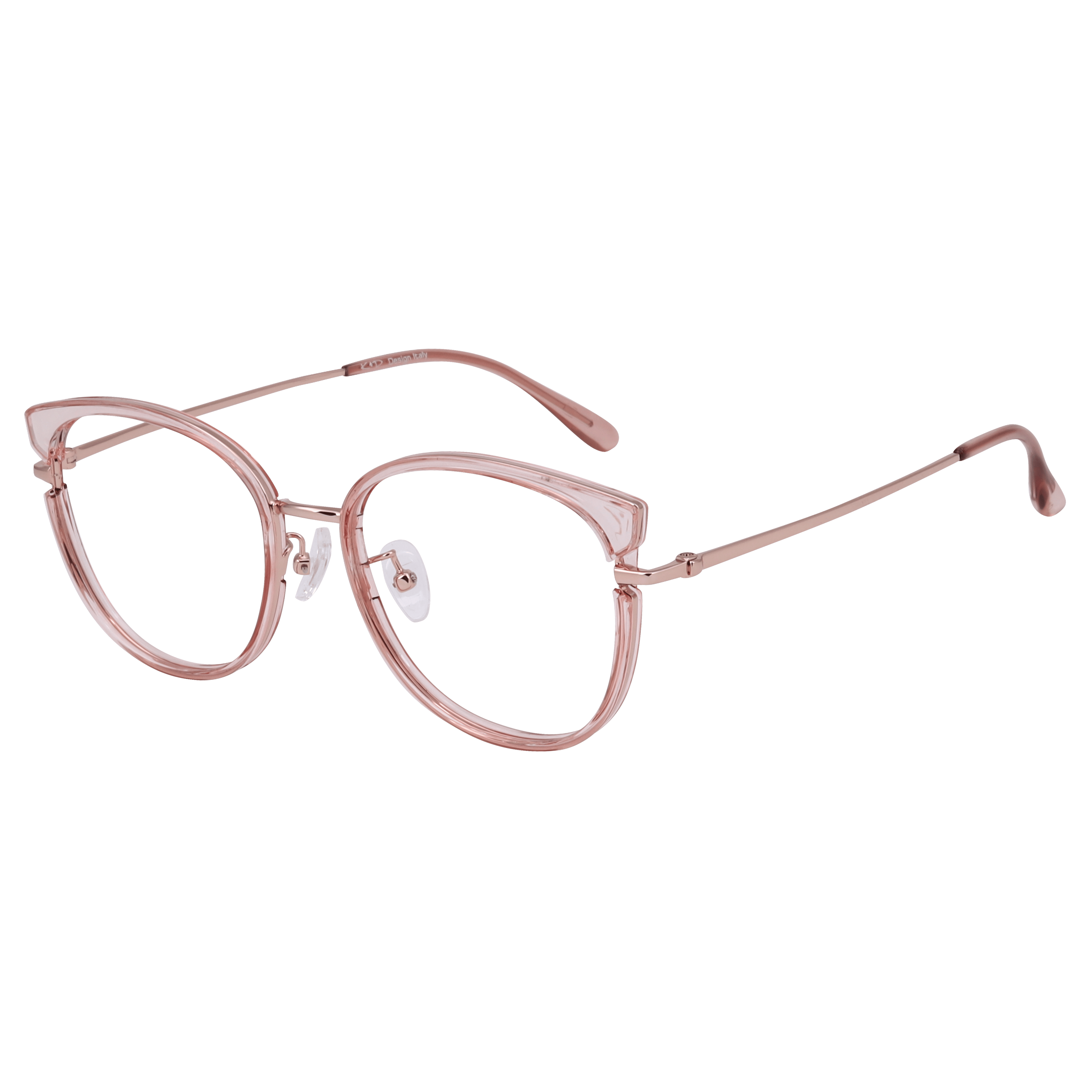Inspira 50280 Frame Transparent Pink Female Full Metal