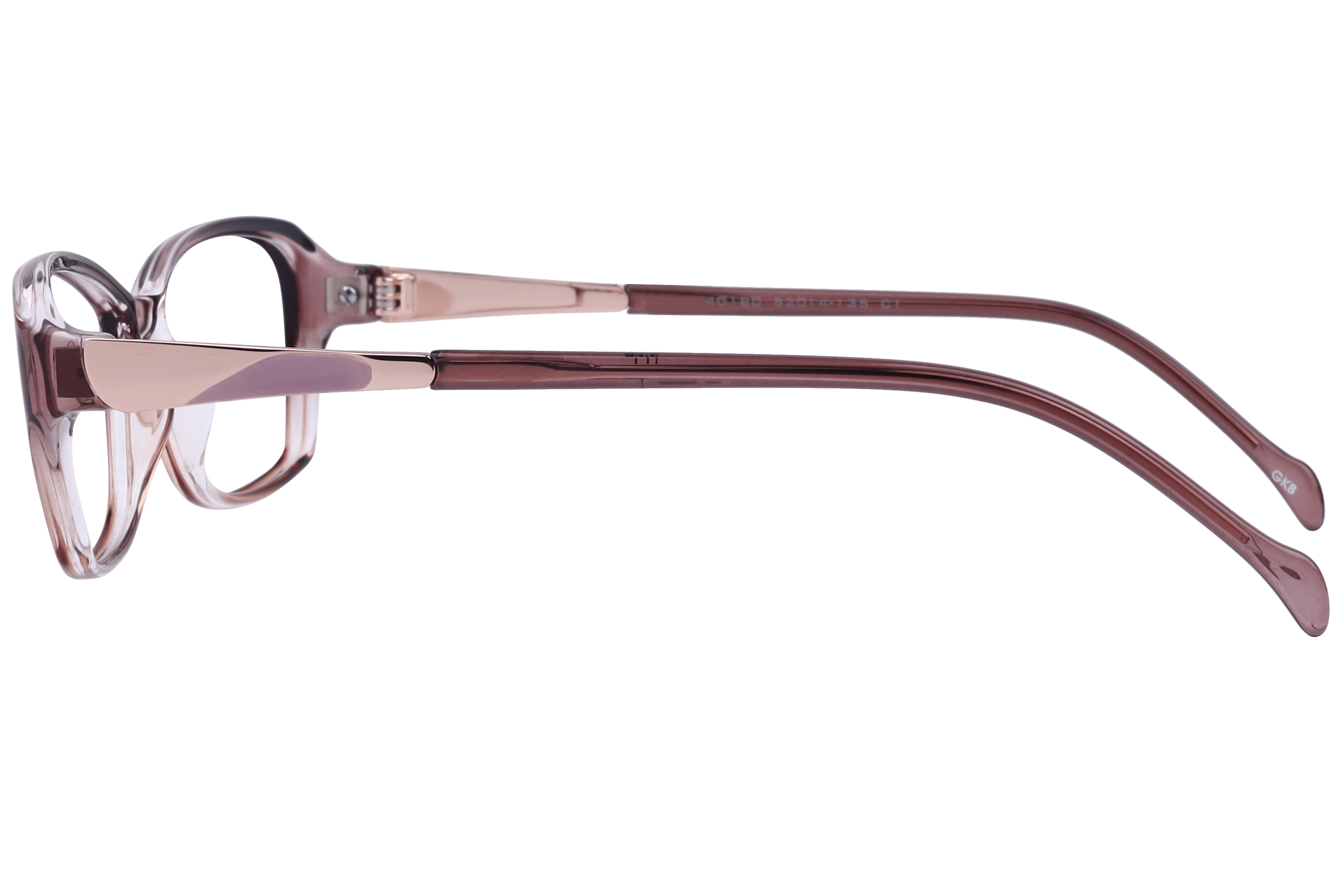 Inspira 40180 Frame Violet Female Full Metal Frame — Violet frame — view 3