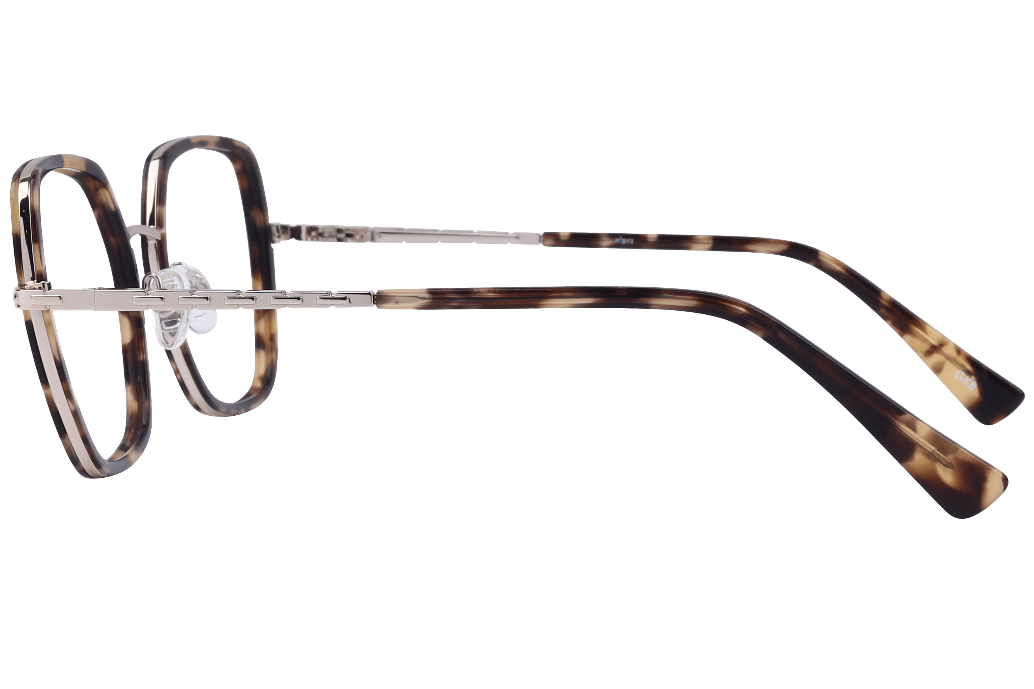Inspira 8223 Frame Tortoise Female Full Metal Frame — Tortoise frame — view 3