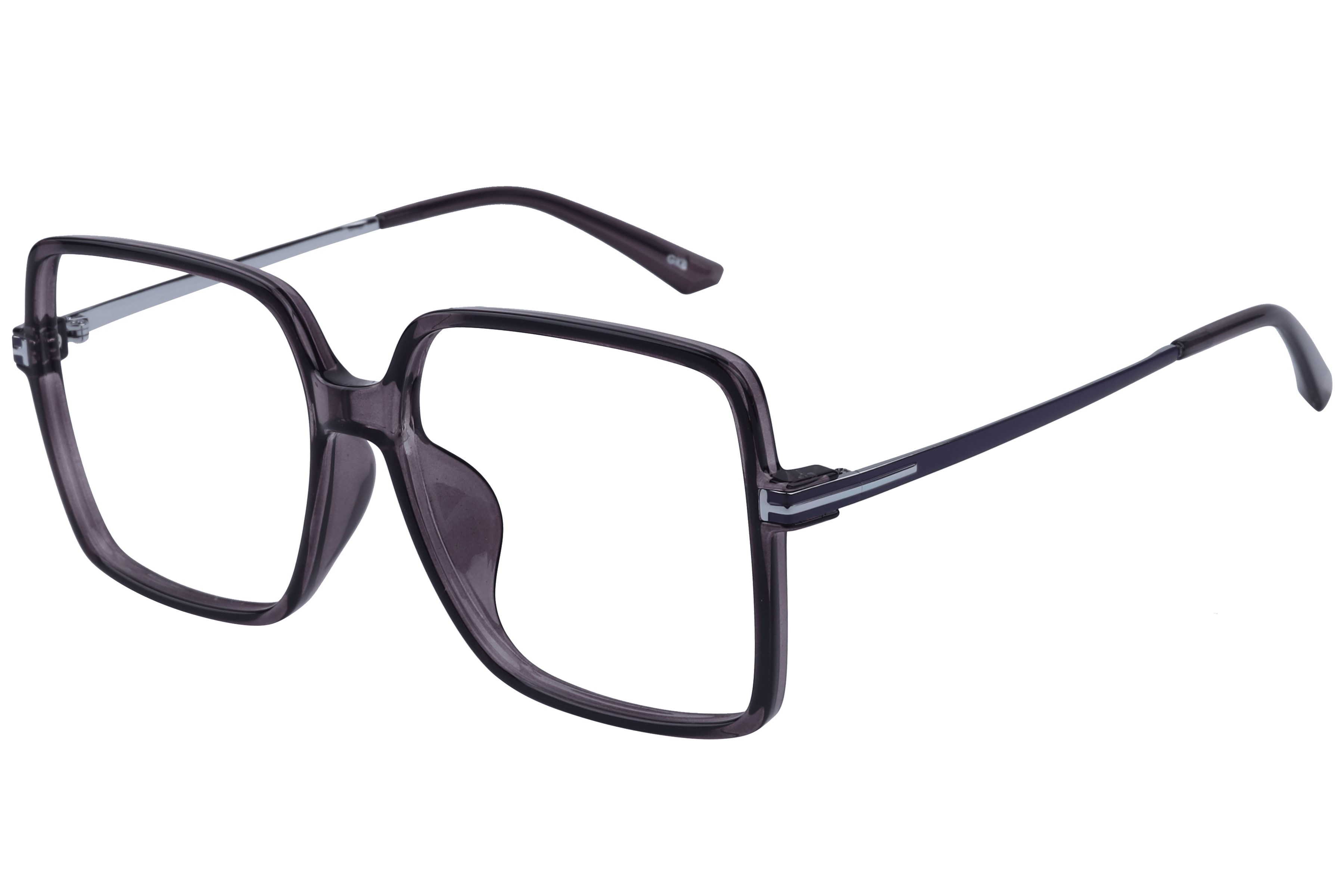 Inspira 50352-FW Frame Transparent Purple Female Full Metal — Transparent Purple frame