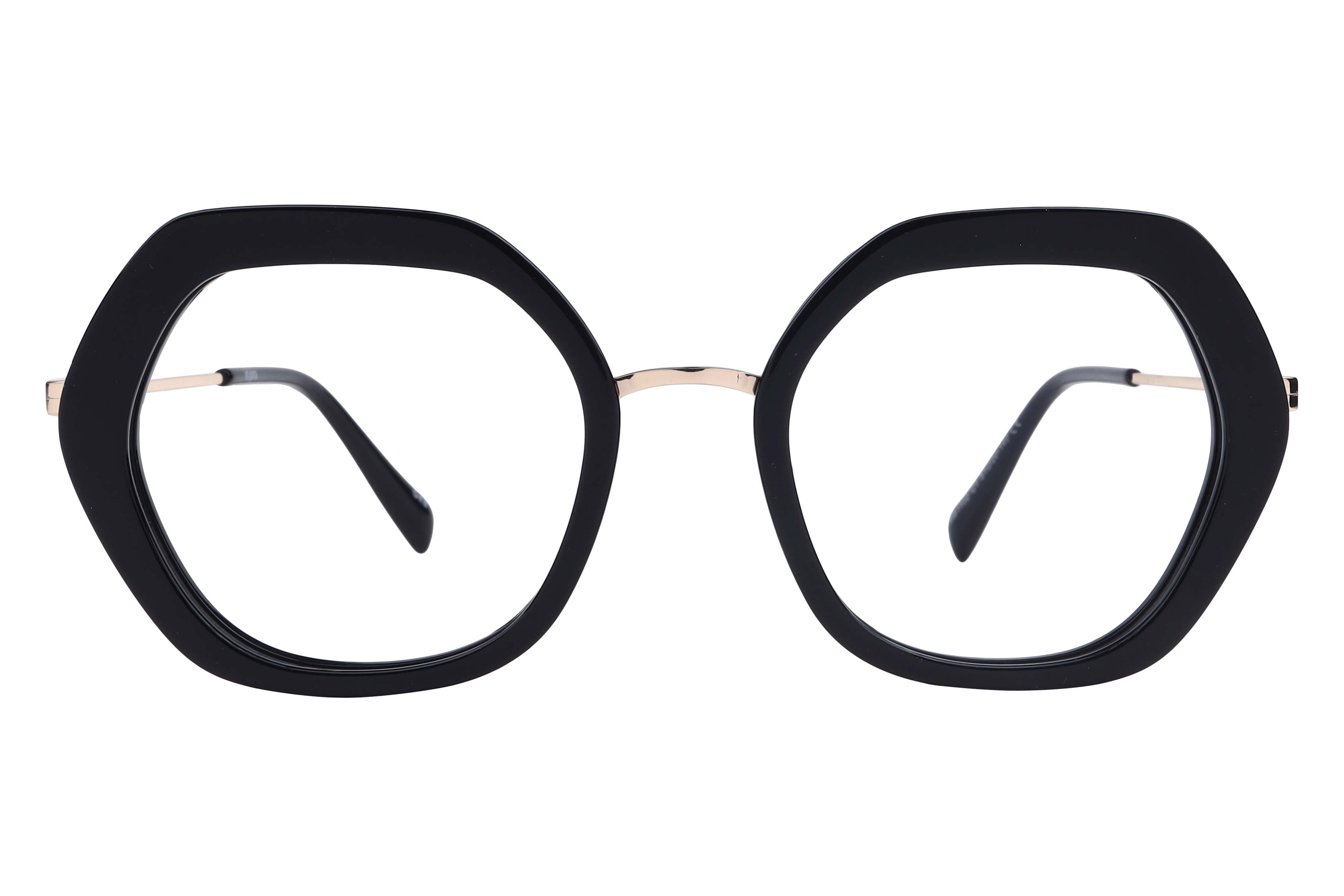 Inspira MB1102 Frame Black Female Full Metal Frame — Black frame — view 2