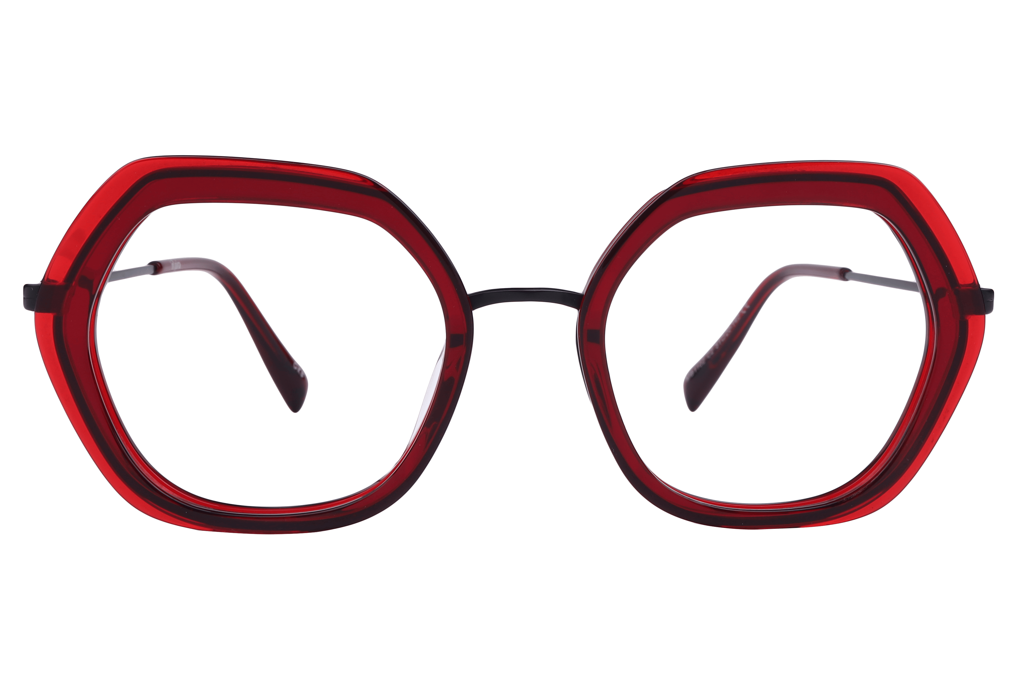 Inspira MB1102 Frame Maroon Female Full Metal Frame — Maroon frame — view 2