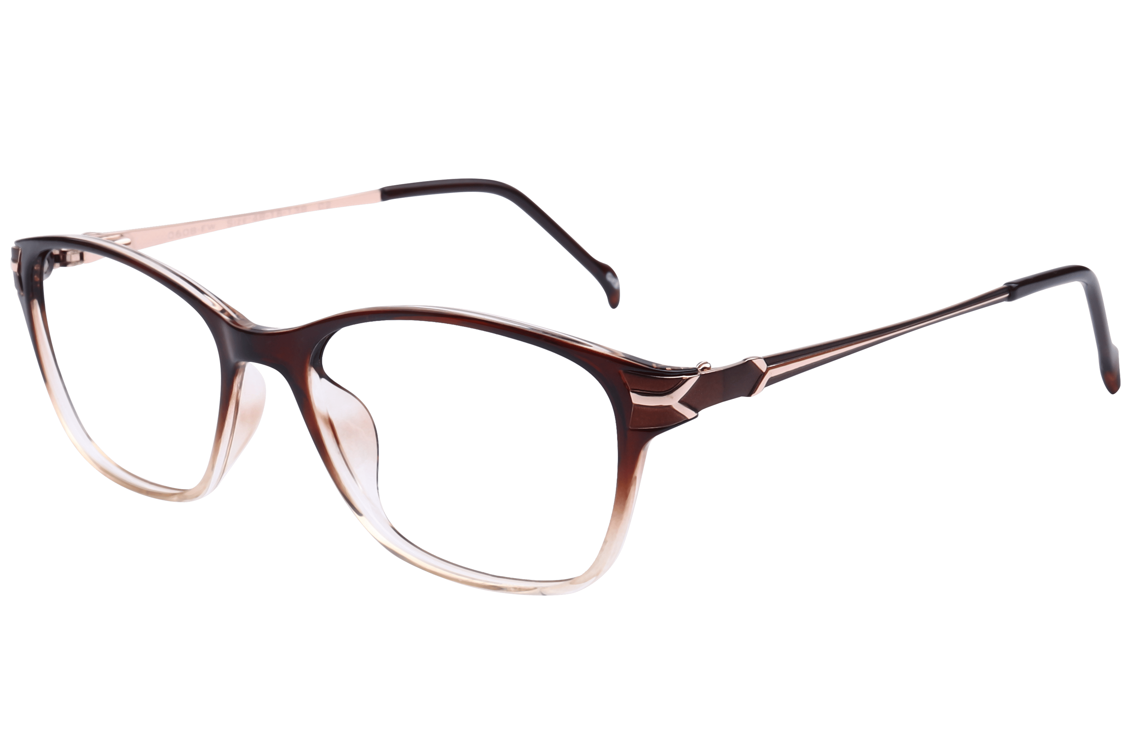 Inspira 20608-EW Frame Brown Female Full Metal — Brown frame