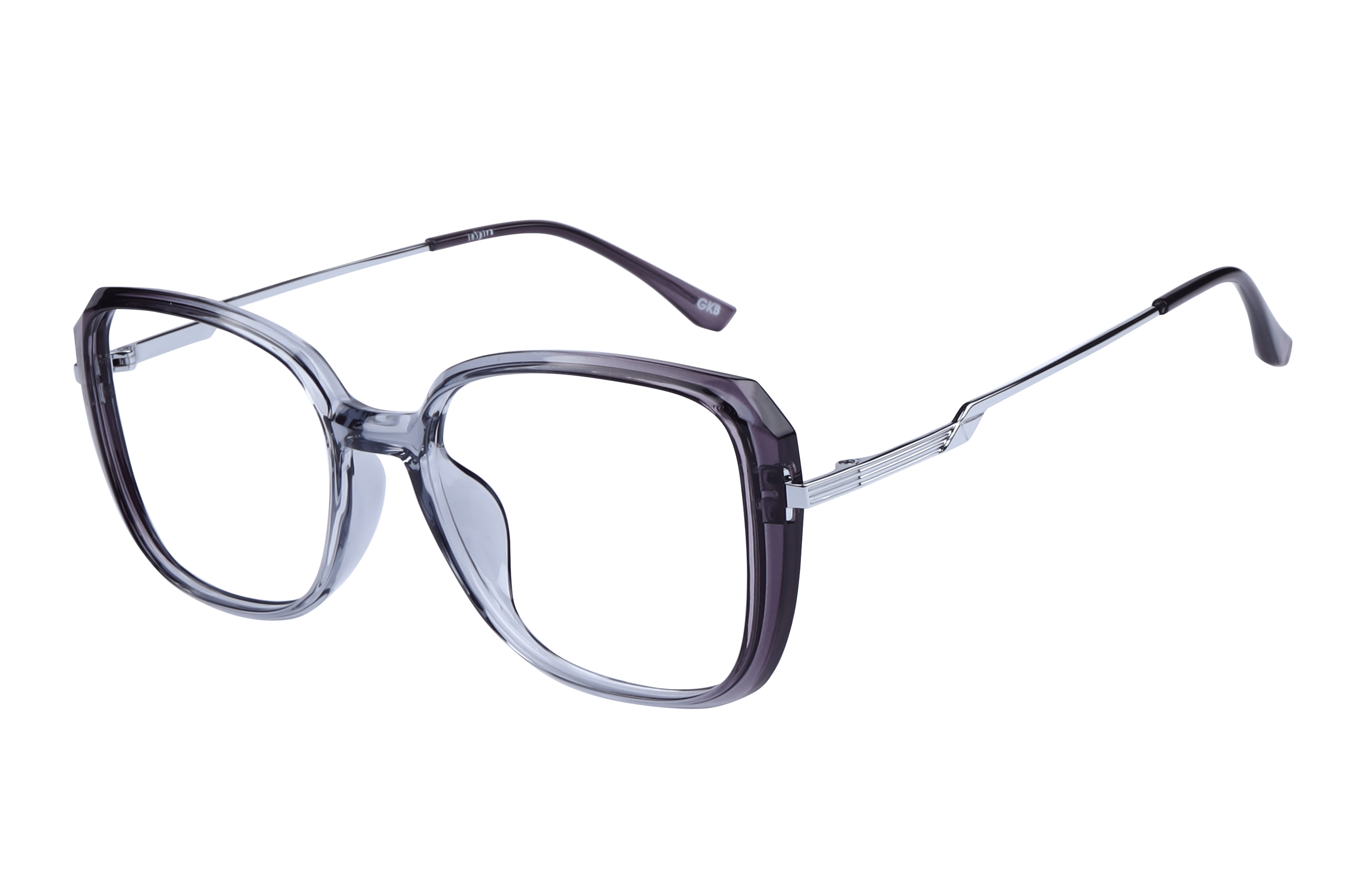 Inspira 50405-FW Frame Transparent Grey Female Full Metal — Transparent Grey frame