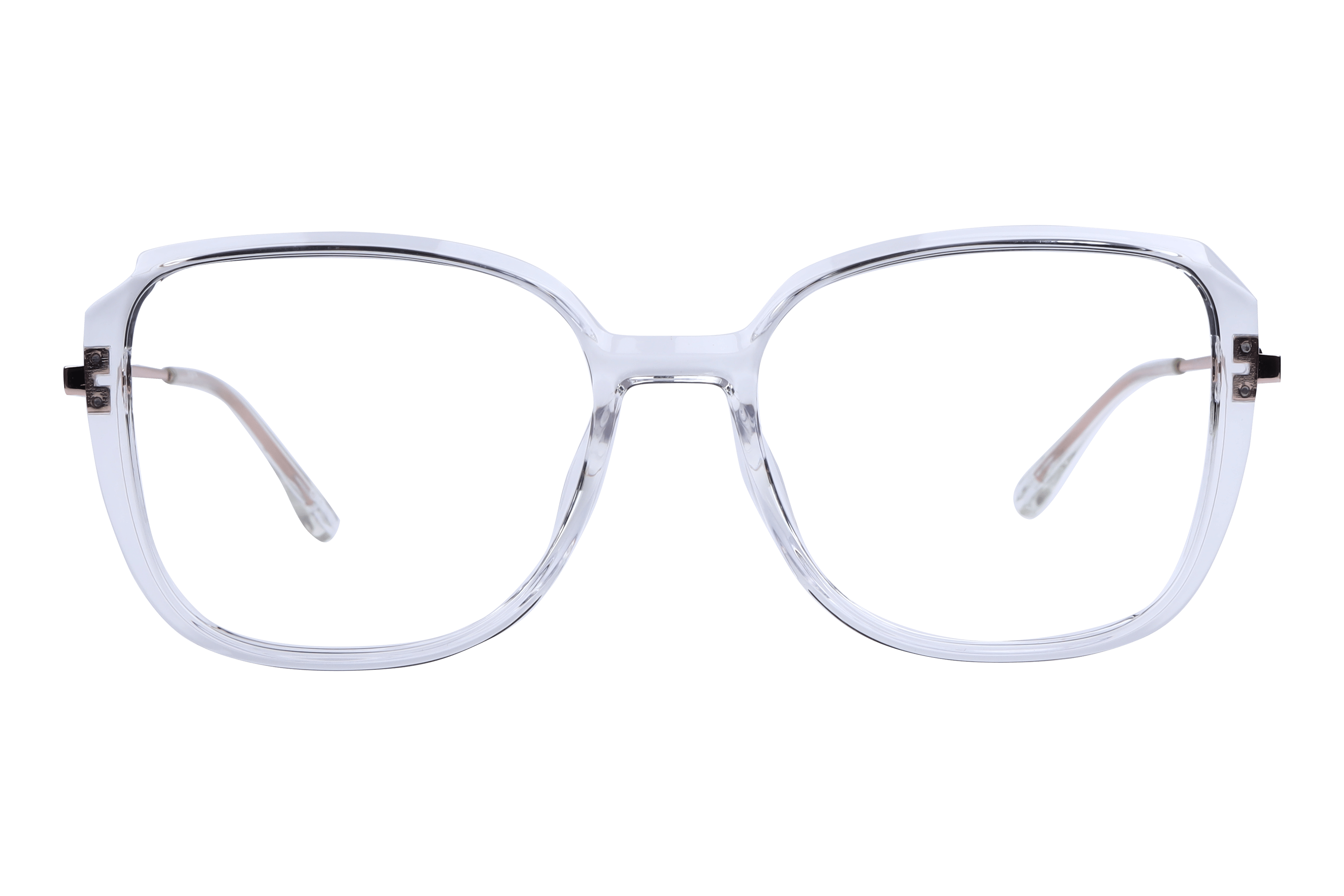 Inspira 50405-FW Frame Transparent Female Full Metal Frame — Transparent frame — view 2