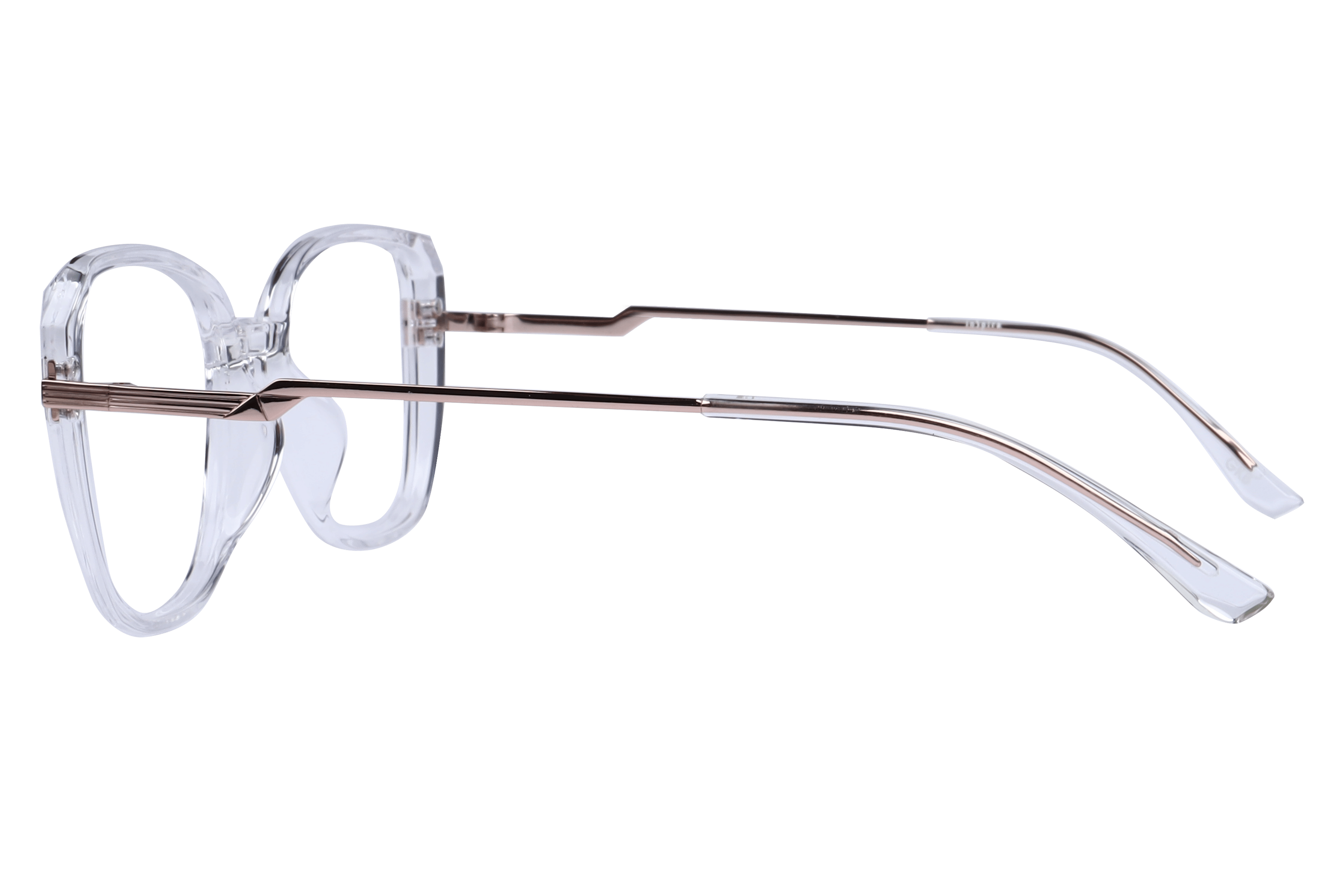 Inspira 50405-FW Frame Transparent Female Full Metal Frame — Transparent frame — view 3