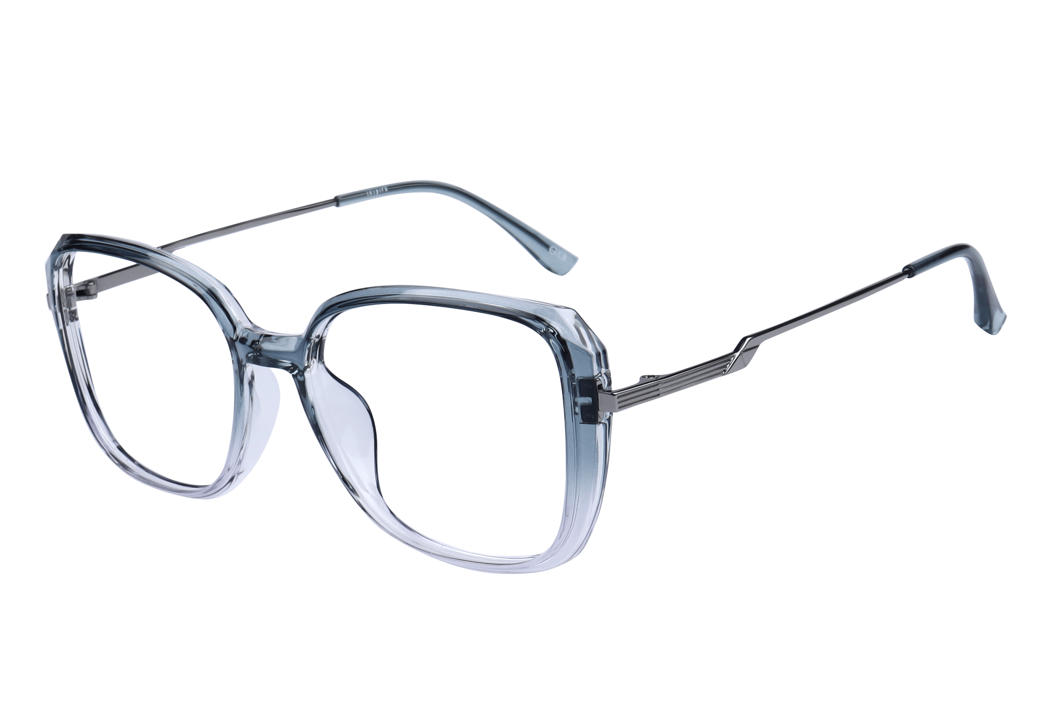Inspira 50405-FW Frame Transparent Blue Female Full Metal — Transparent Blue frame