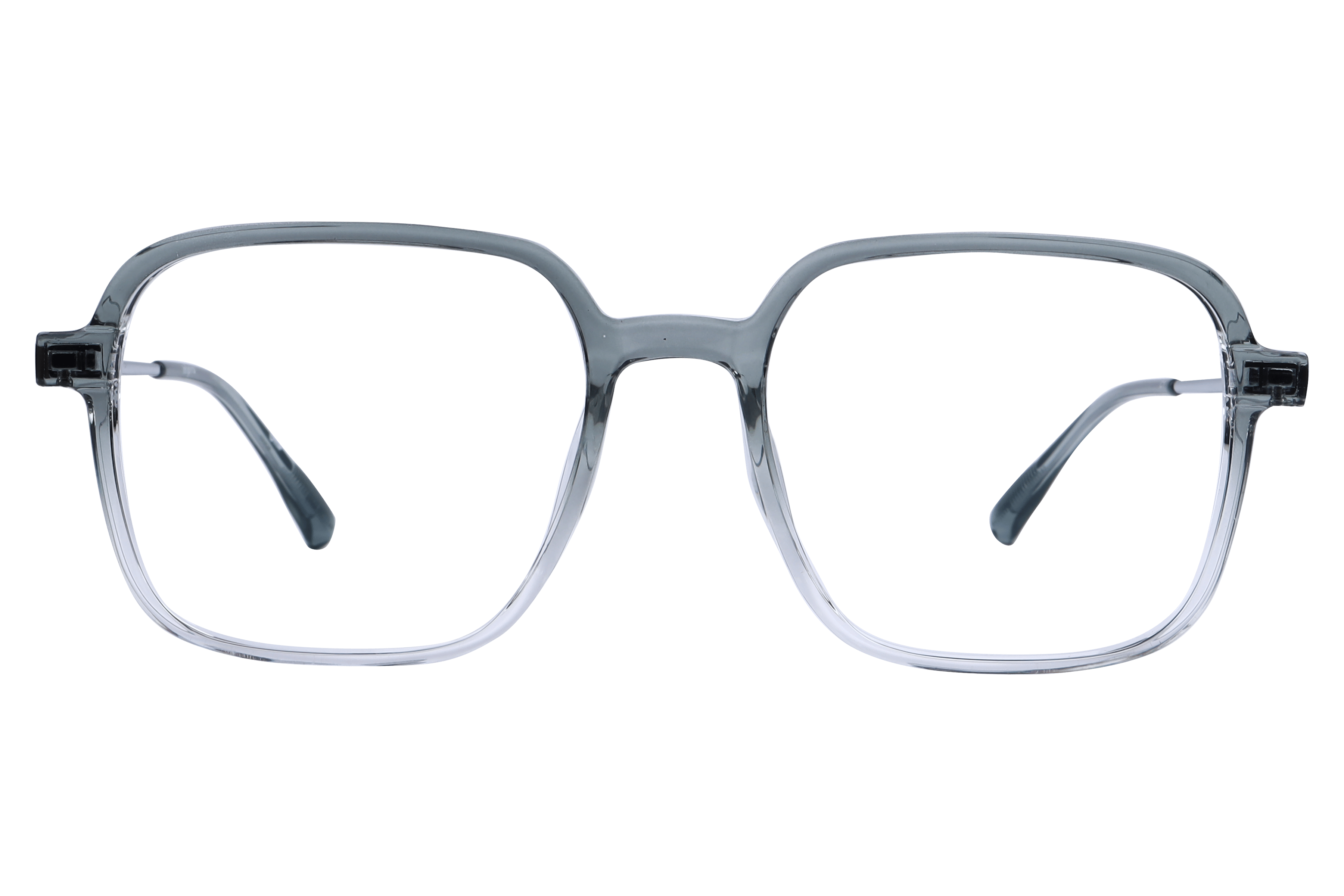Inspira 50409-FW Frame Transparent Green Female Full Metal Frame — Transparent Green frame — view 2