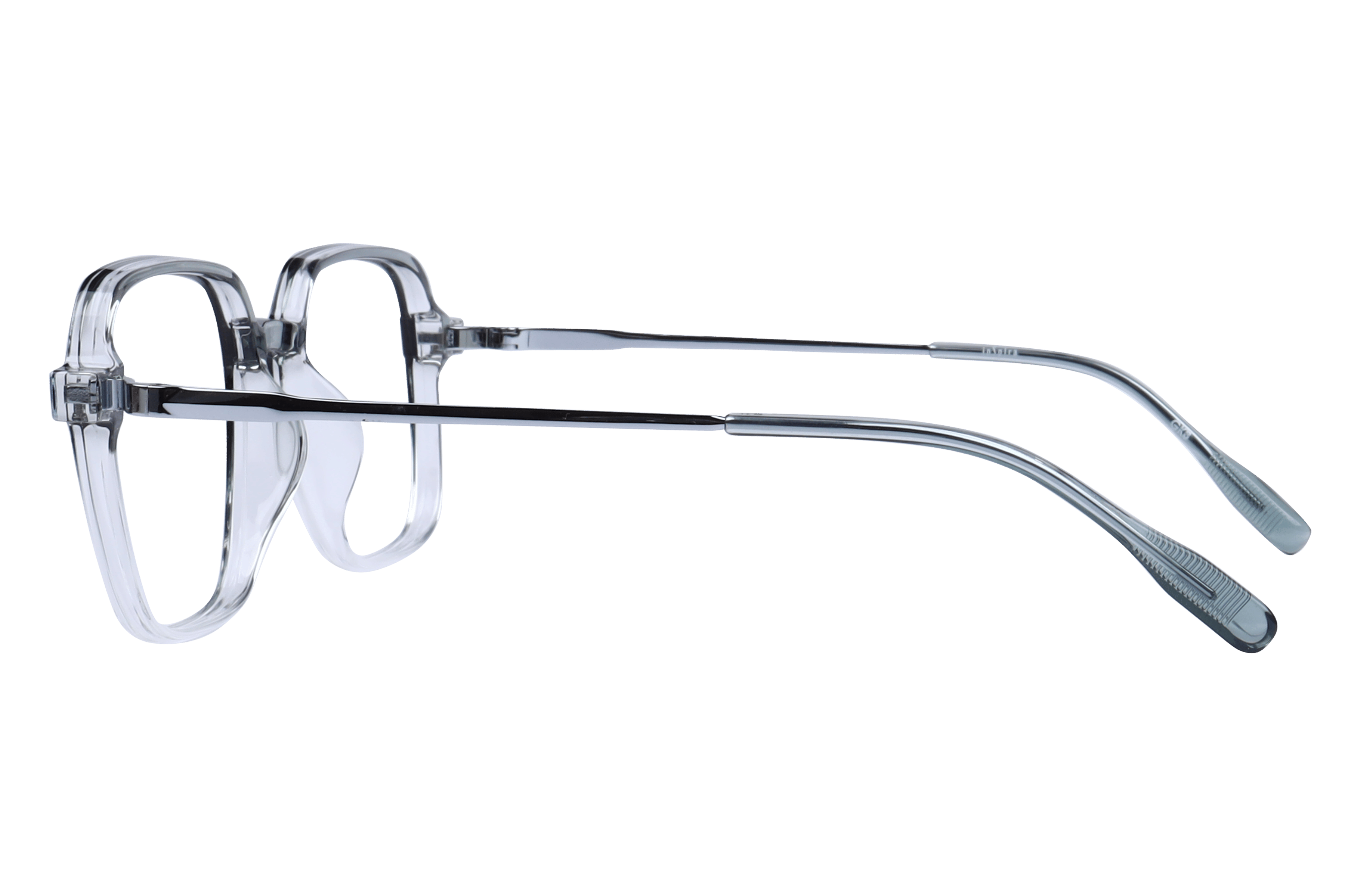 Inspira 50409-FW Frame Transparent Green Female Full Metal Frame — Transparent Green frame — view 3