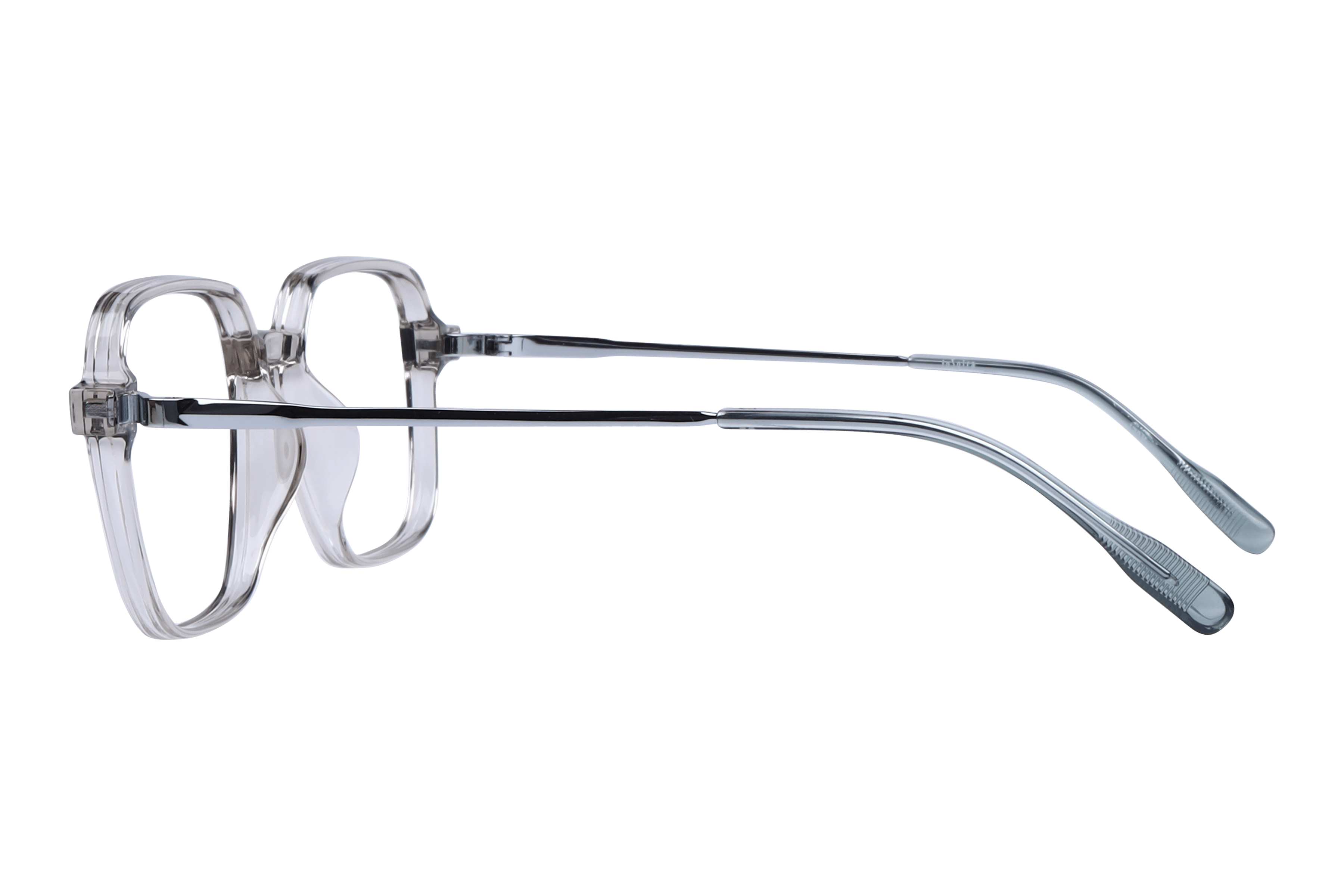 Inspira 50409-FW Frame Transparent Grey Female Full Metal Frame — view 3