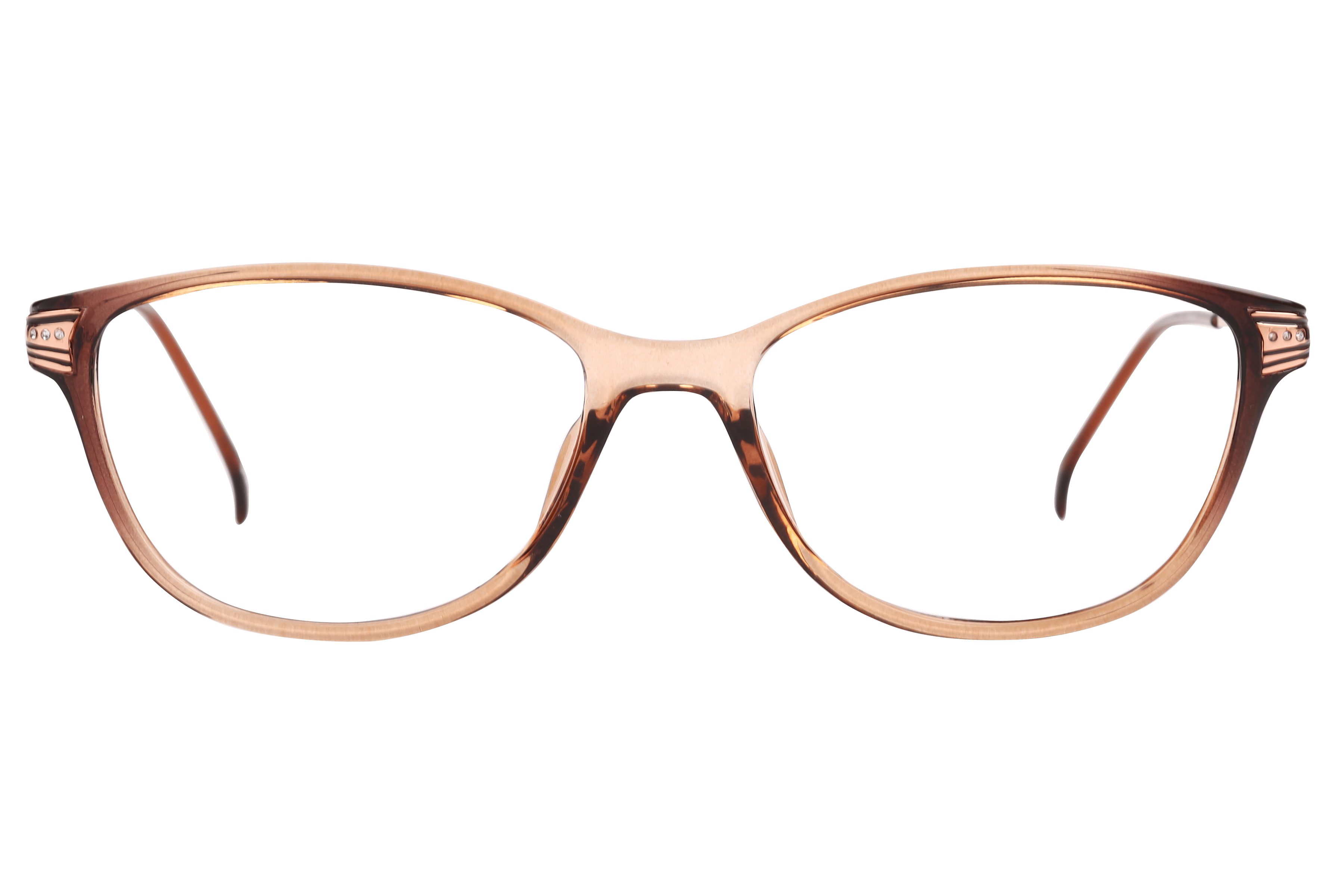Inspira 20635-EW Frame Transparent Brown Female Full Metal — Transparent Pink frame