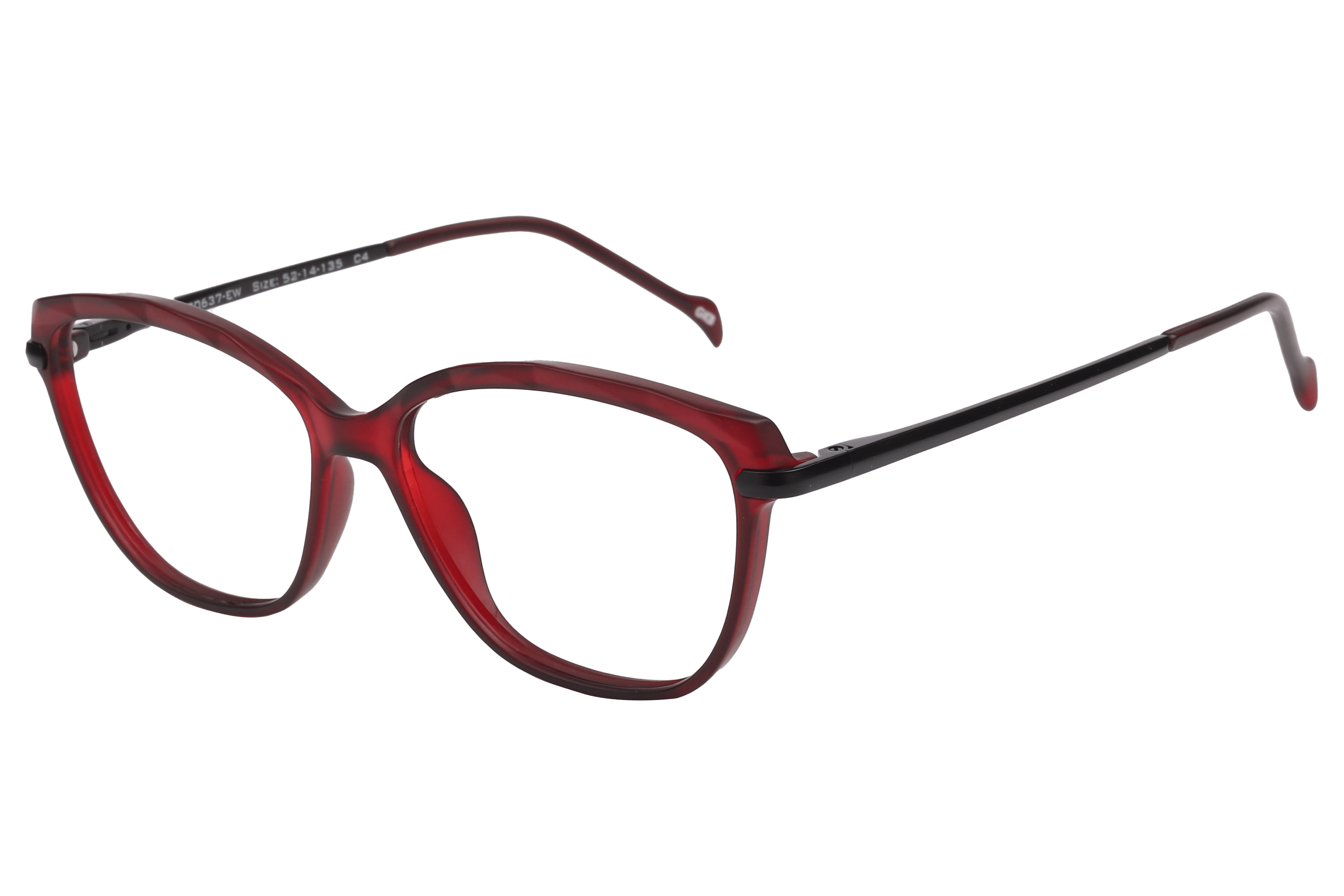 Inspira 20637-EW Frame Matt Maroon Female Full Metal — Matt Blue frame