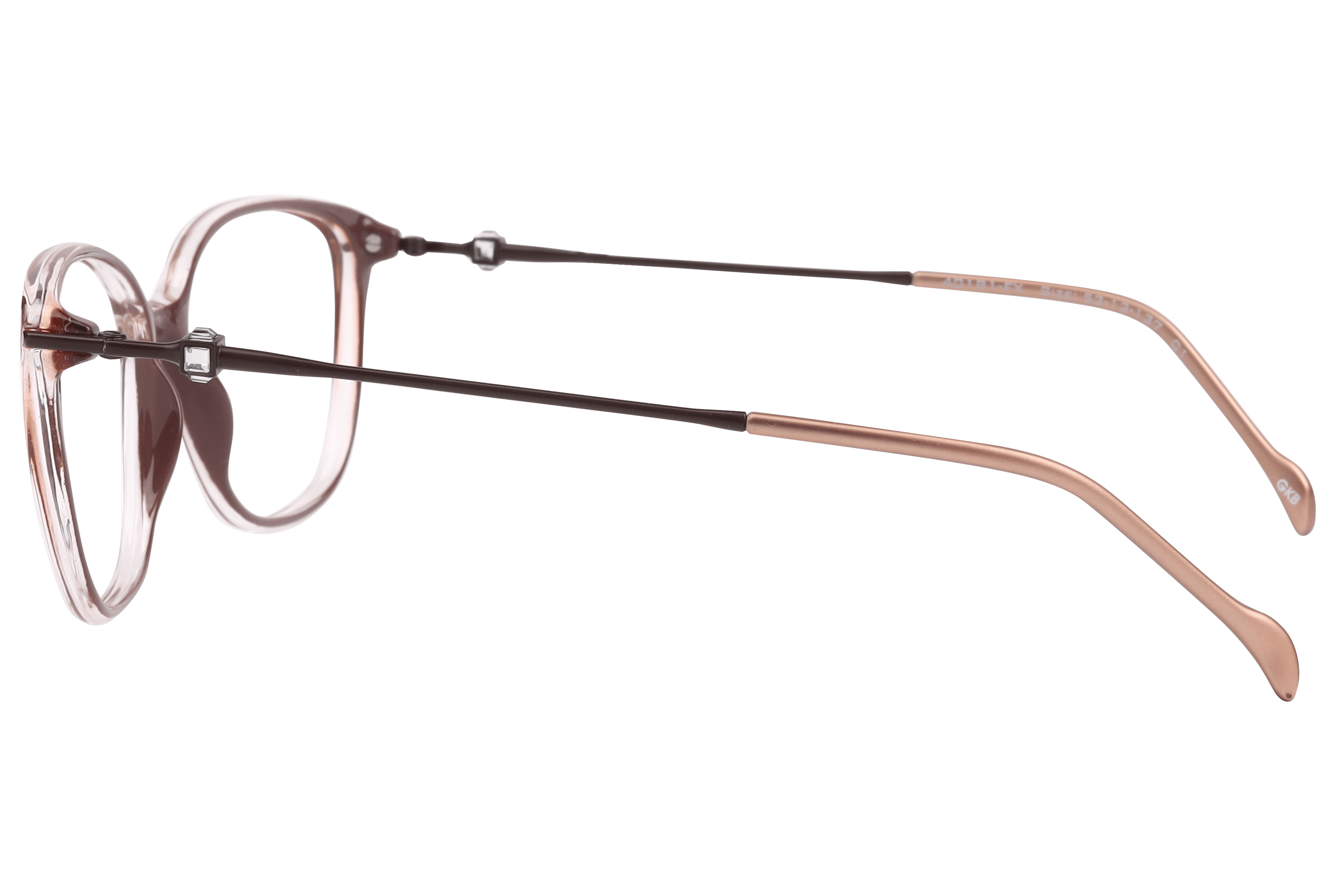 Inspira 40181-FX Frame Pink Female Full Metal Frame — Pink frame — view 3