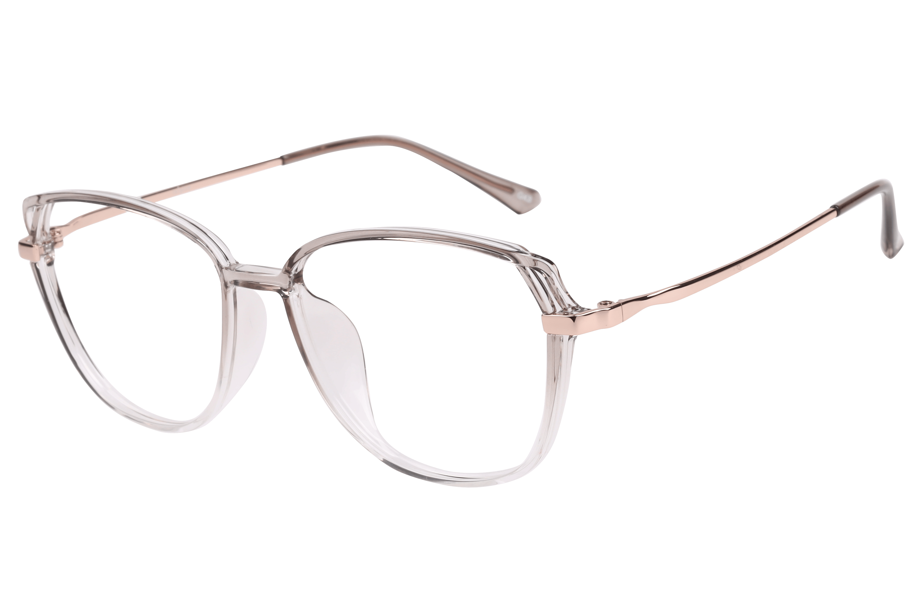 Inspira 50235-FW Frame Transparent Grey Female Full Metal — Transparent Grey frame