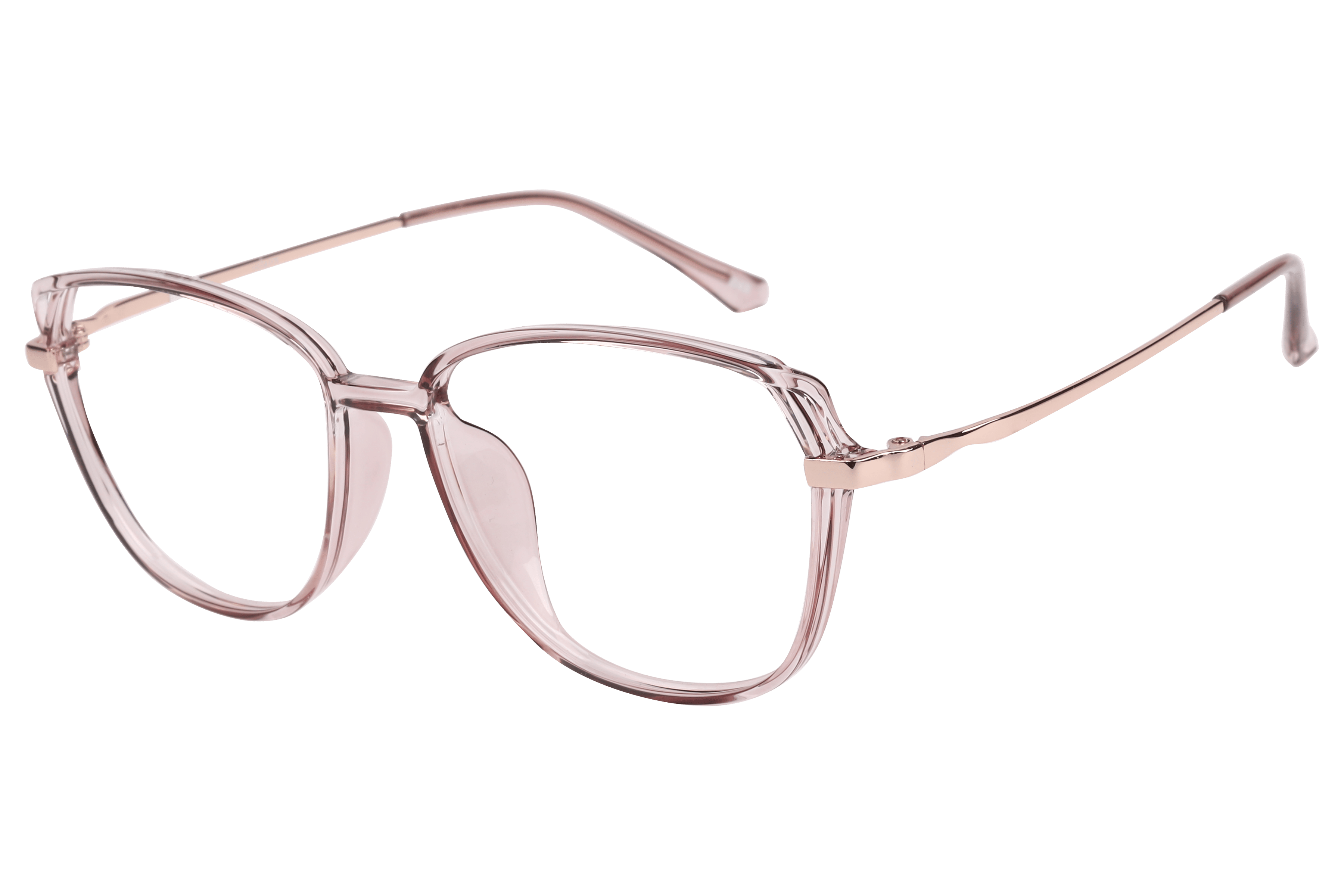 Inspira 50235-FW Frame Transparent Pink Female Full Metal — Transparent Pink frame
