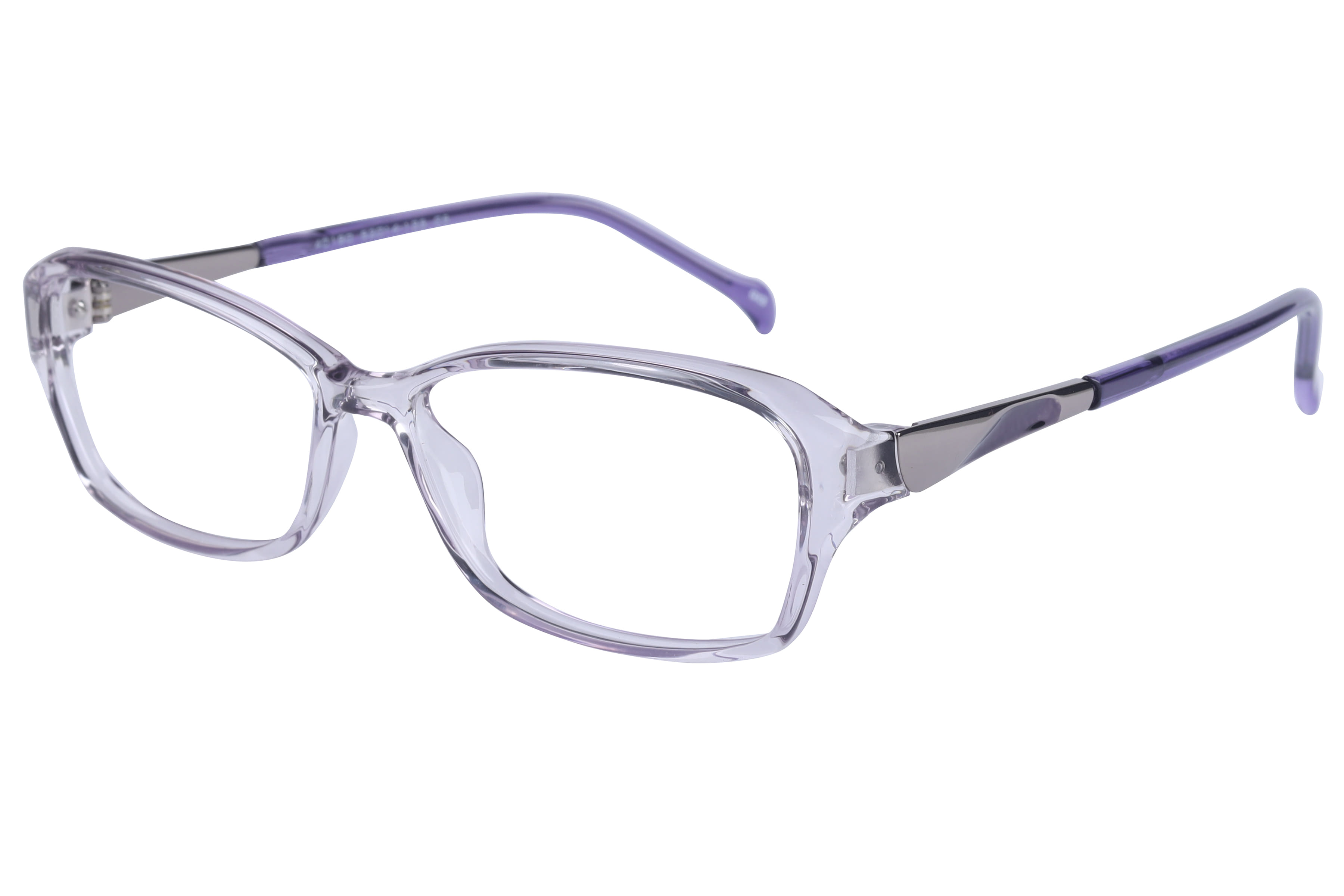 Inspira 40180 Frame Transparent Female Full Metal Frame — Transparent frame — view 1