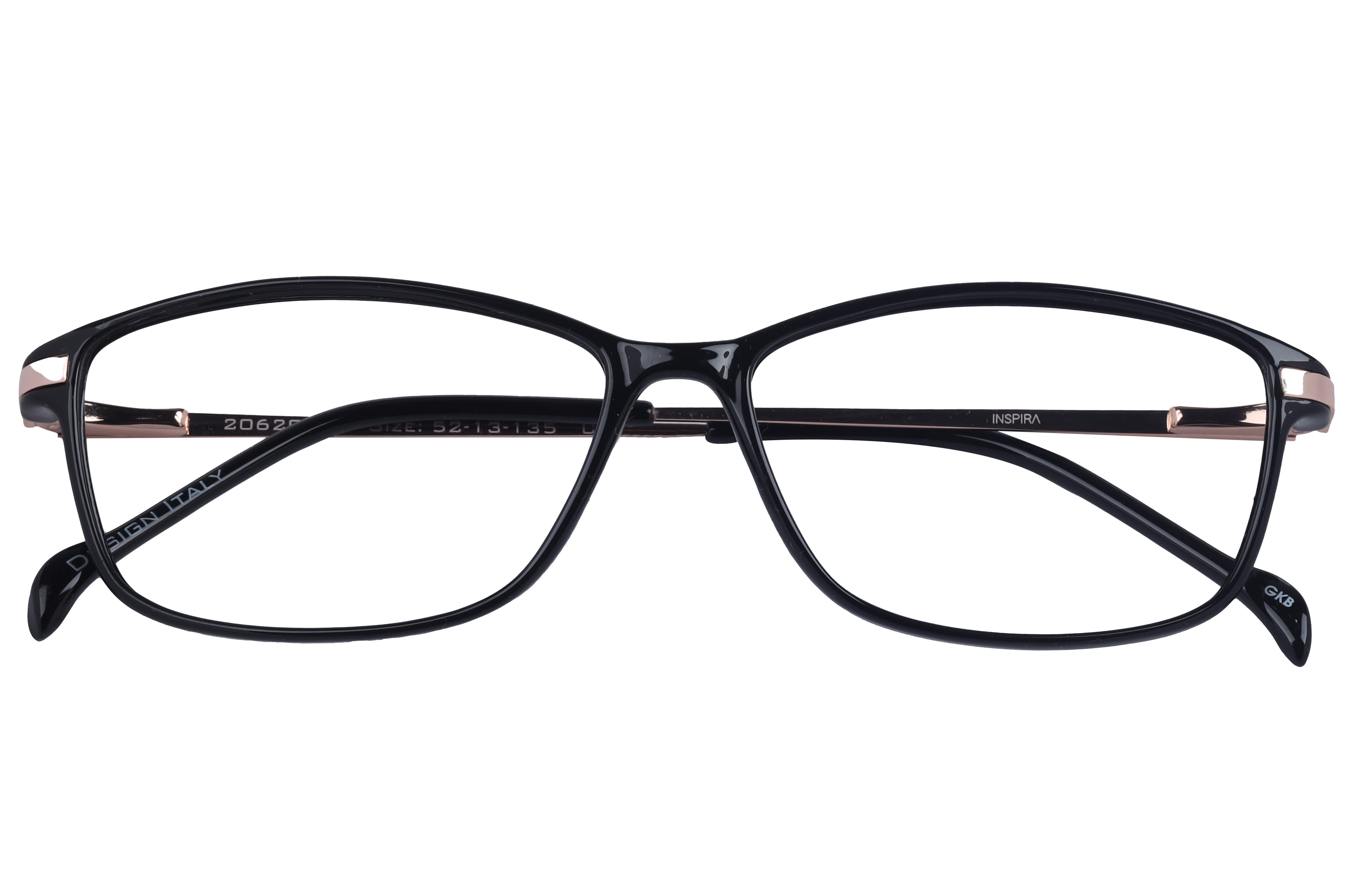 Inspira 20620-EW Frame Black Female Full Metal Frame — view 3