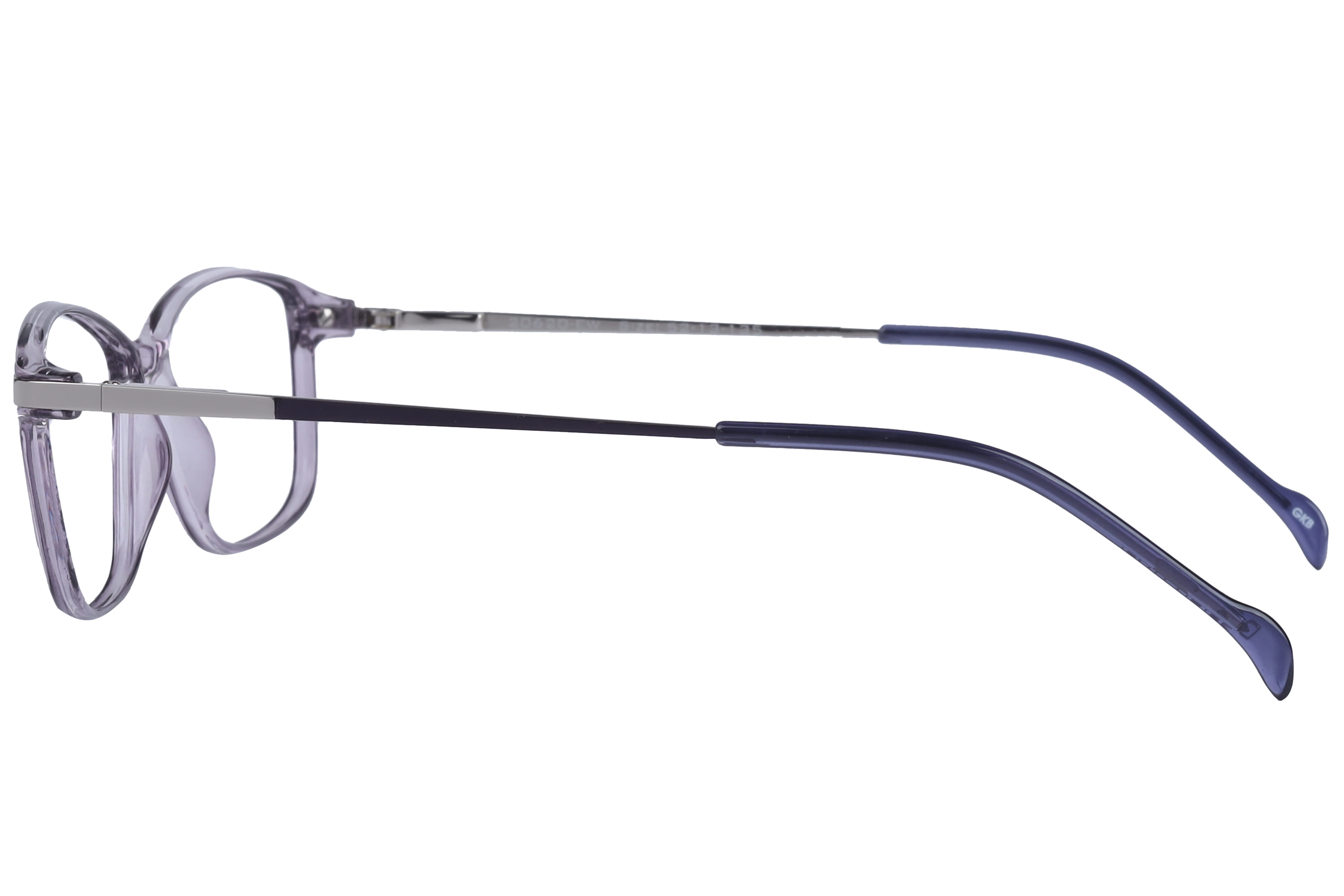 Inspira 20620-EW Frame Transparent Grey Female Full Metal Frame — view 3