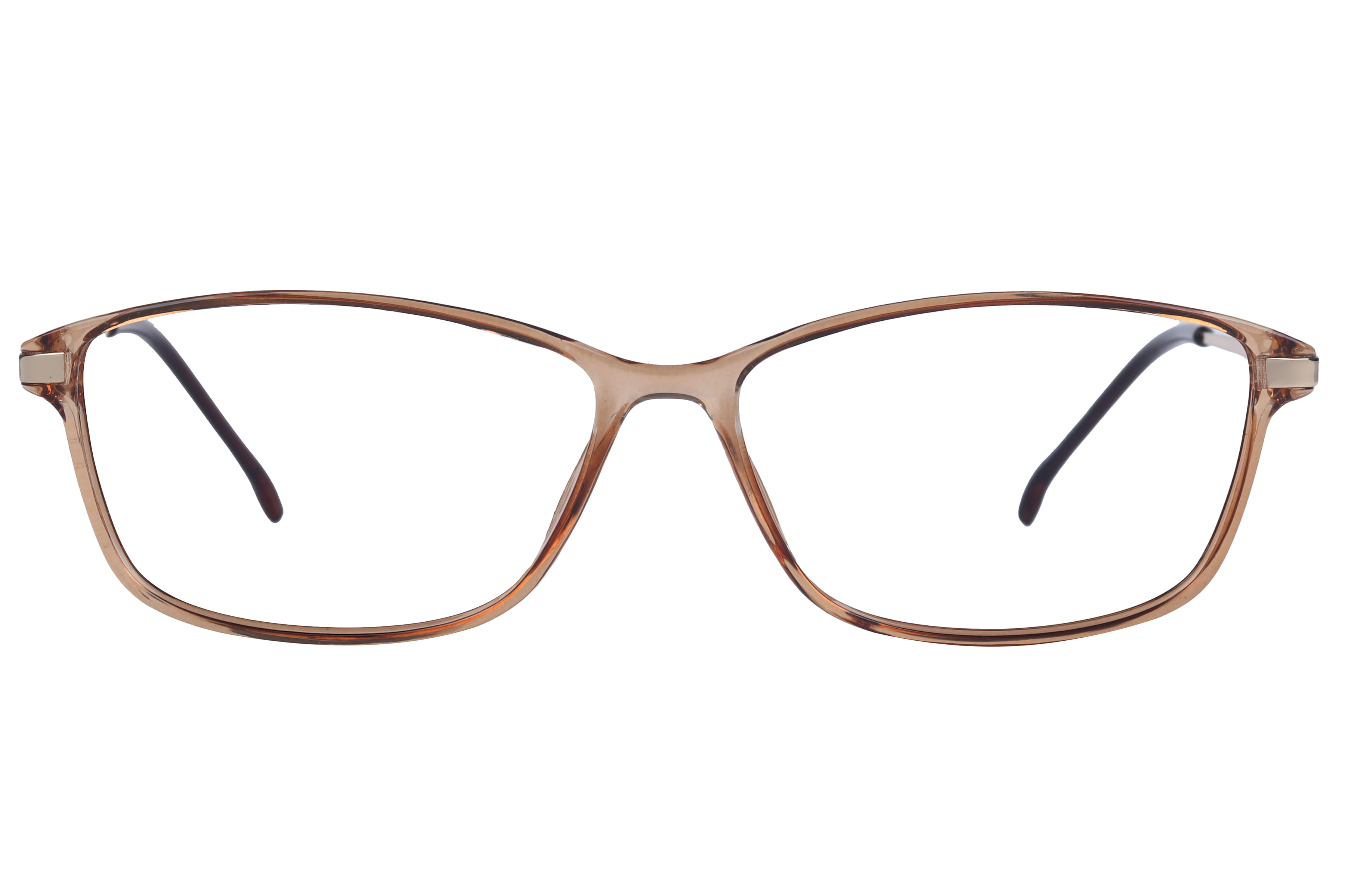 Inspira 20620-EW Frame Transparent Brown Female Full Metal — Transparent Brown frame