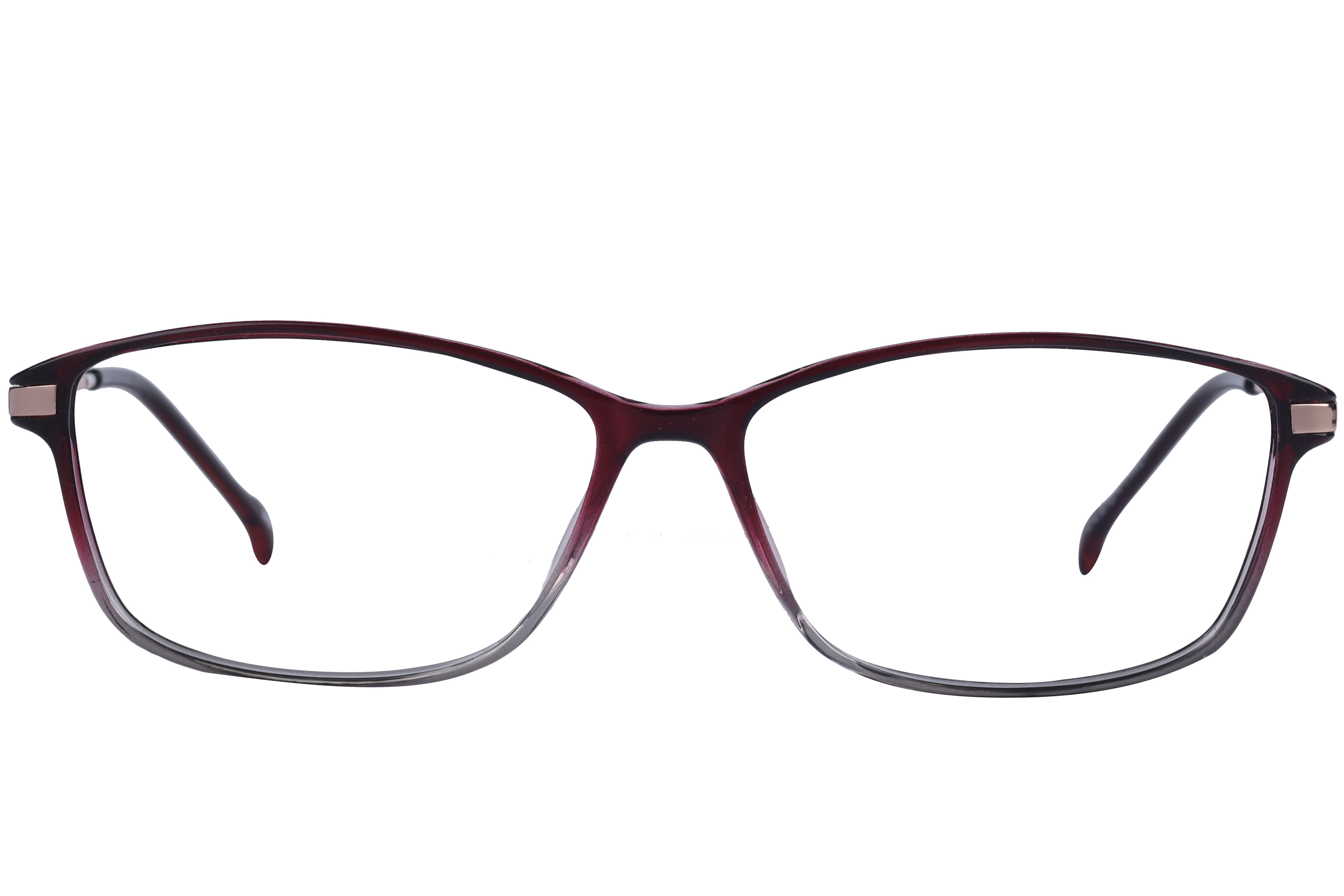 Inspira 20620-EW Frame Maroon Female Full Metal — Transparent Brown frame