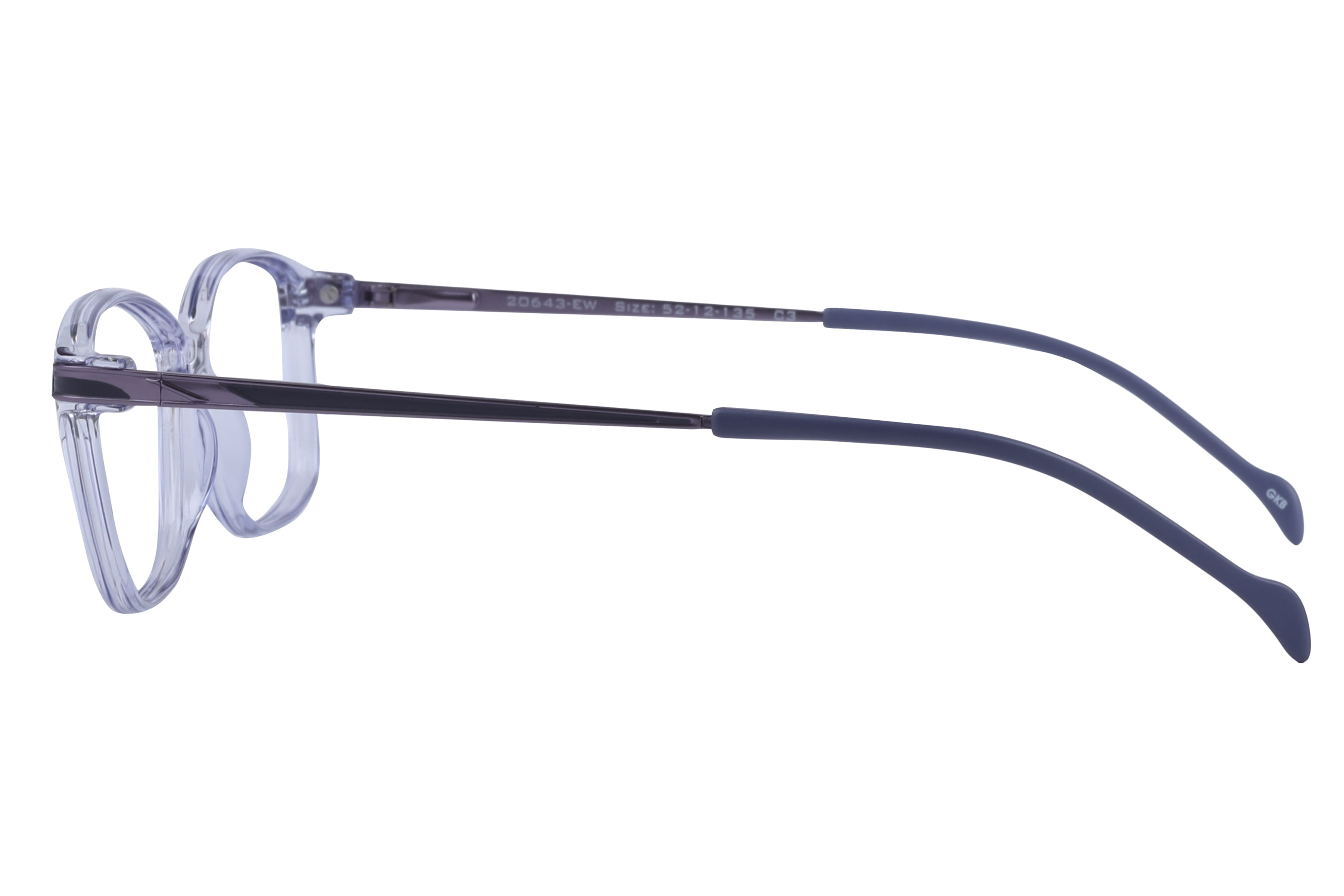 Inspira 20643-EW Frame Violet Female Full Metal Frame — Violet frame — view 3