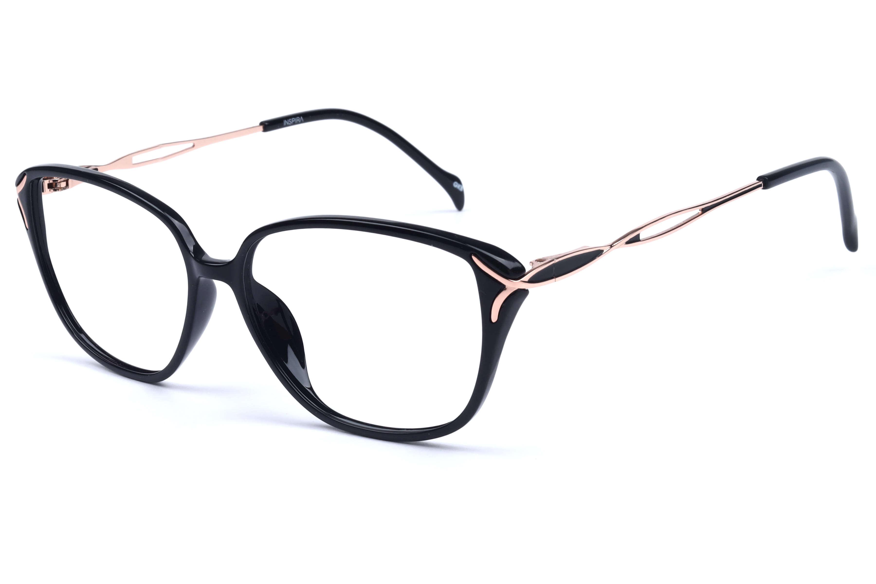 Inspira 20851-EW Frame Black Female Full Metal Frame — Black frame — view 1