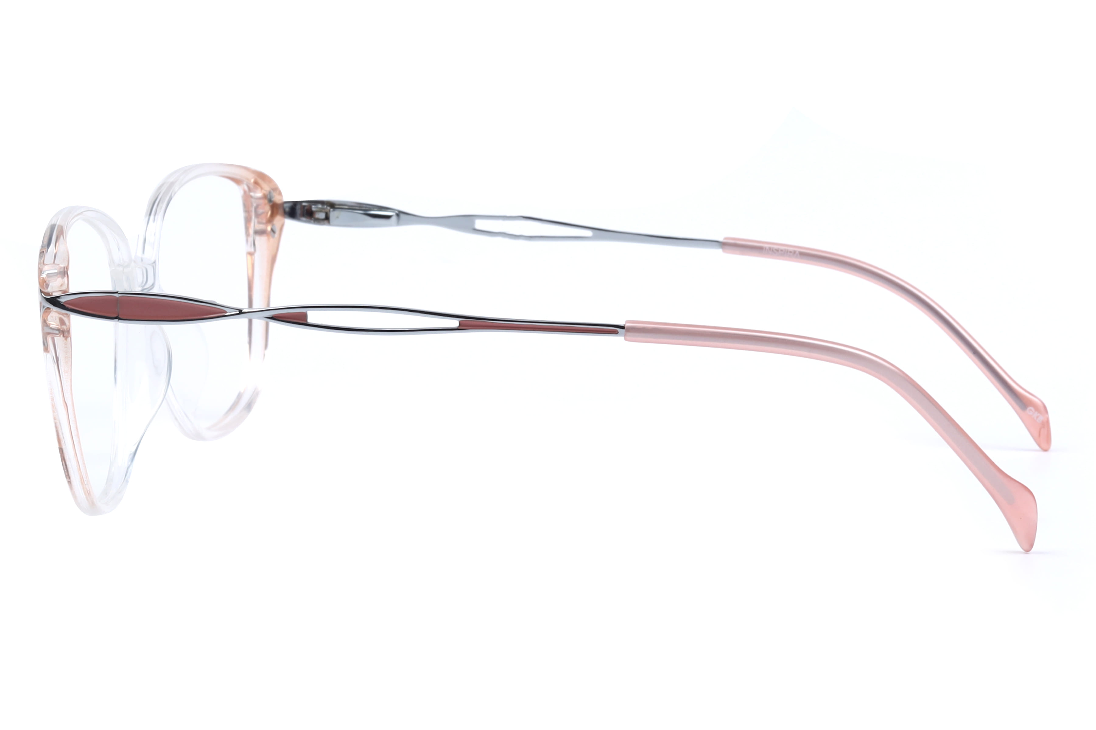 Inspira 20851-EW Frame Transparent Female Full Metal Frame — Transparent frame — view 3