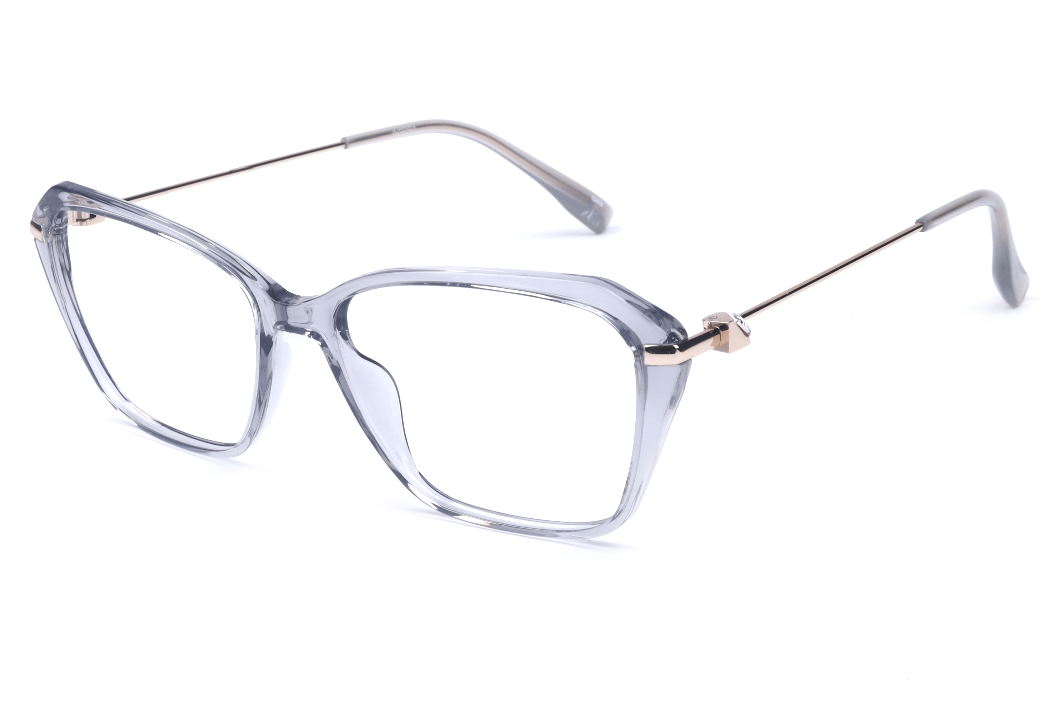 INSPIRA 50504-FW C1 Frame — Transparent Grey frame — view 1