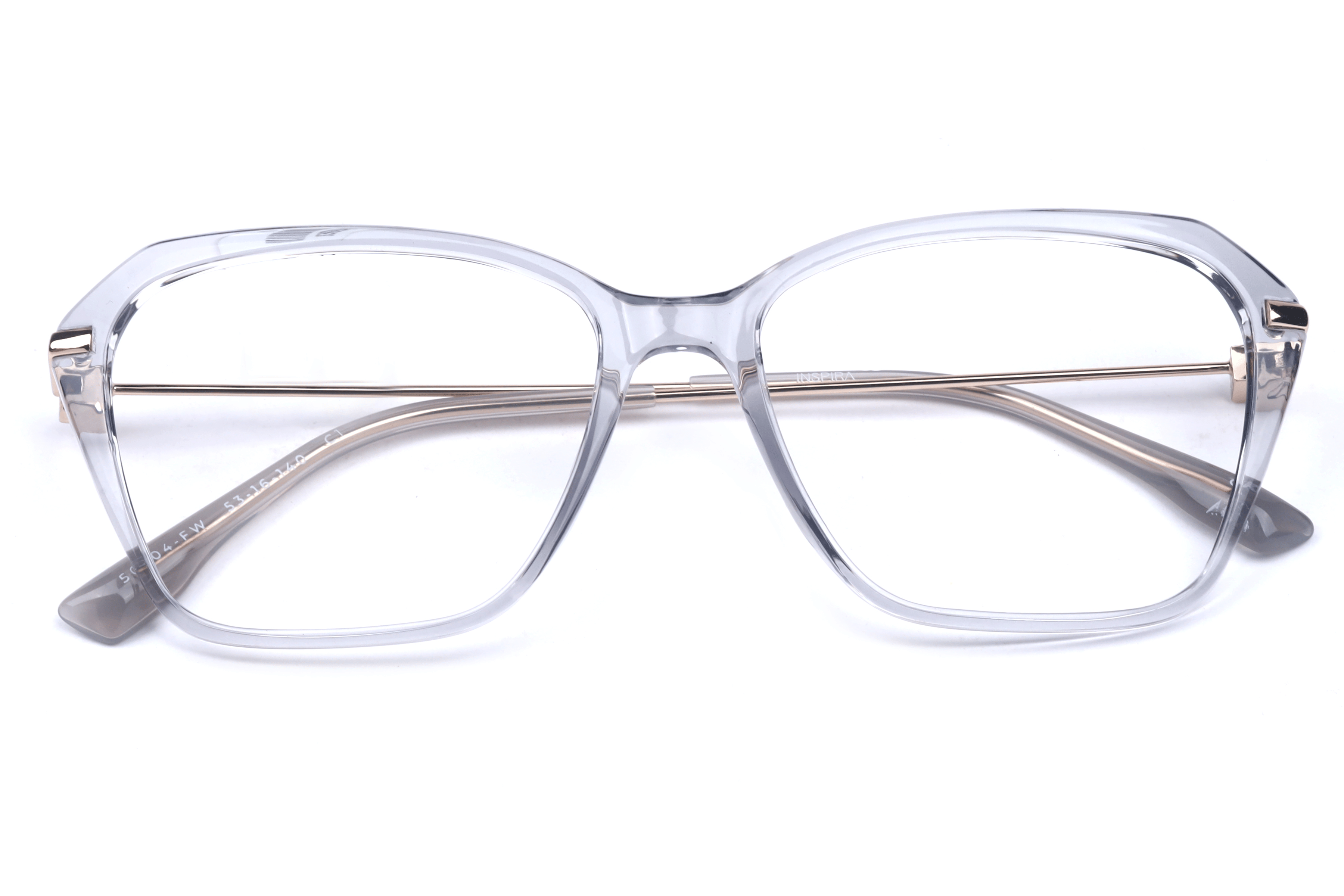 INSPIRA 50504-FW C1 Frame — Transparent Grey frame — view 4
