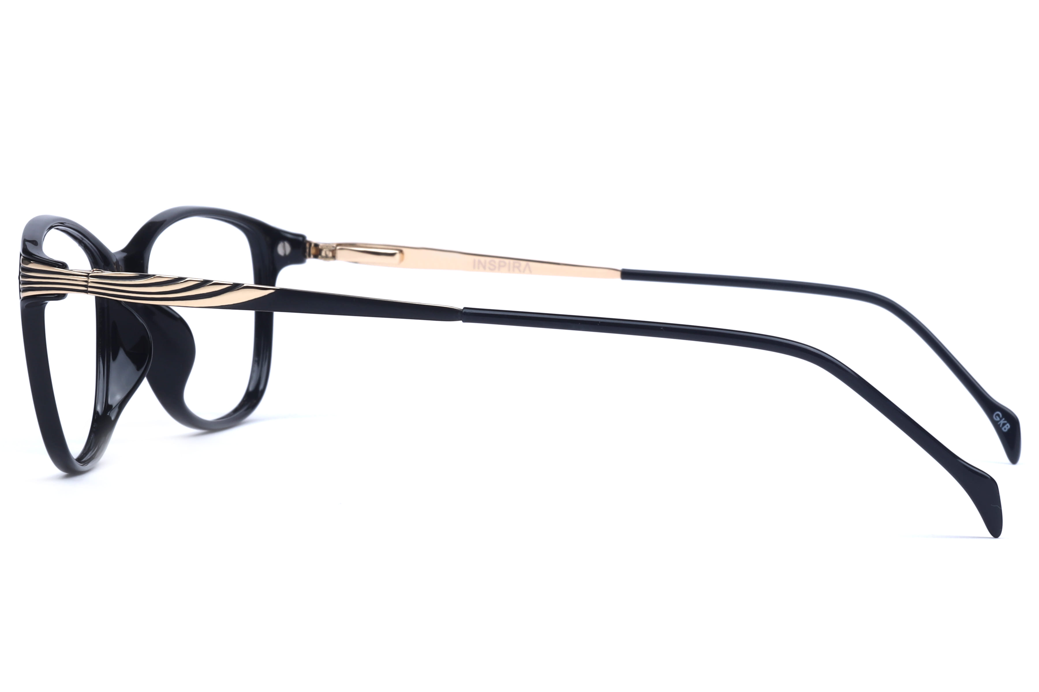 Inspira IP2047 Frame Black Female Full Metal Frame — Black frame — view 3