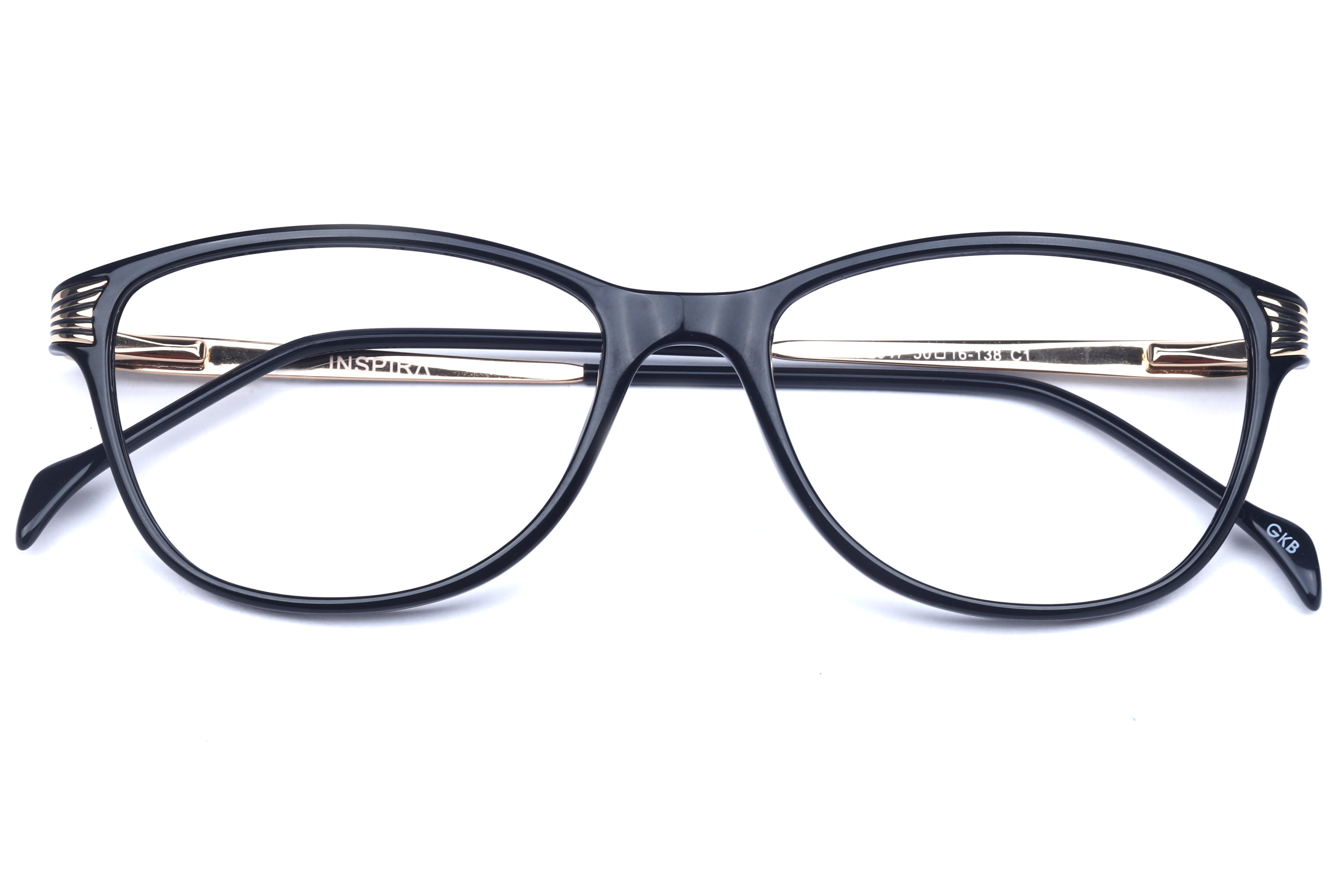 Inspira IP2047 Frame Black Female Full Metal Frame — Black frame — view 4