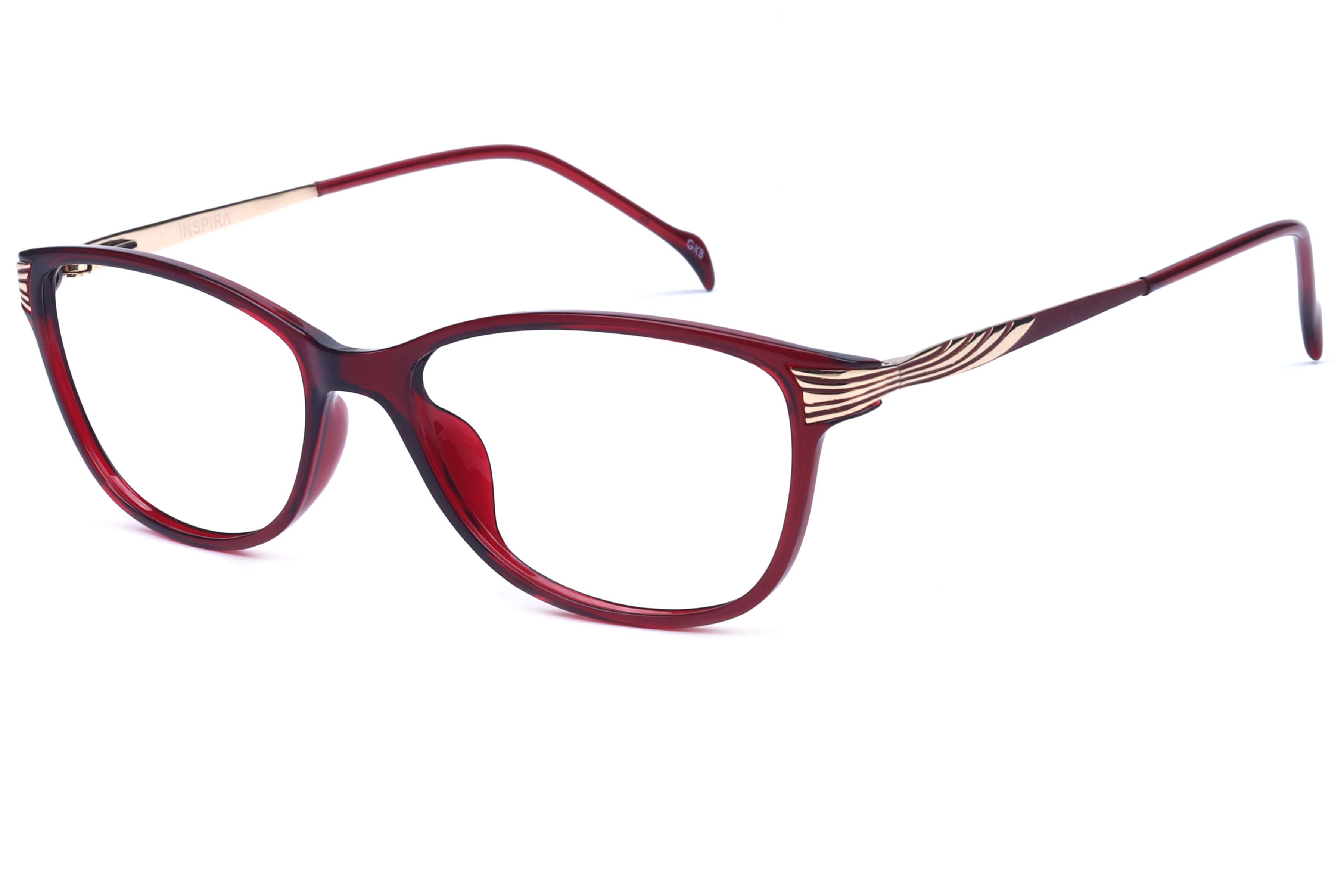 Inspira IP2047 Frame Red Female Full Metal Frame — Red frame — view 1