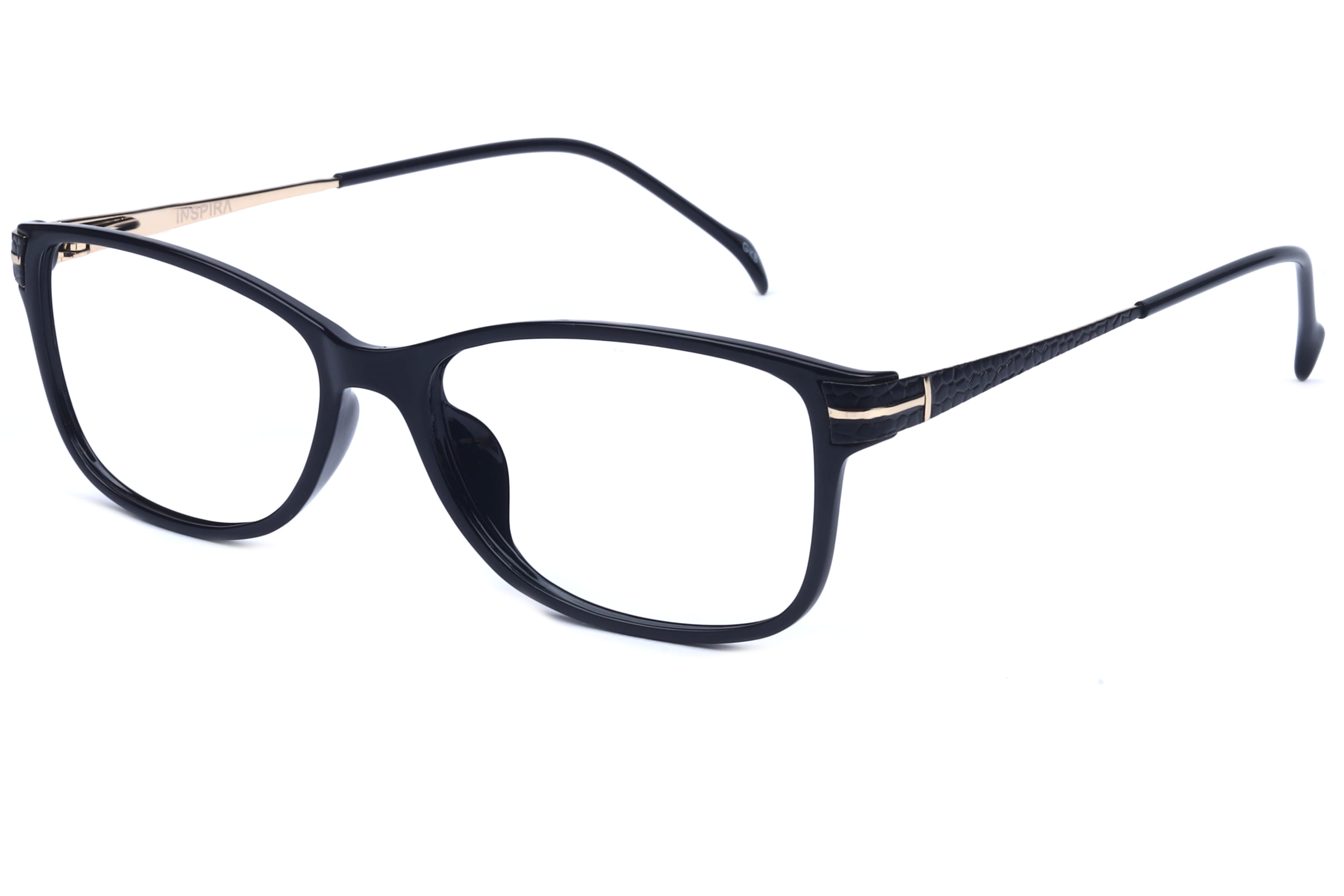 Inspira IP2204 Frame Black Female Full Metal Frame — Black frame — view 1