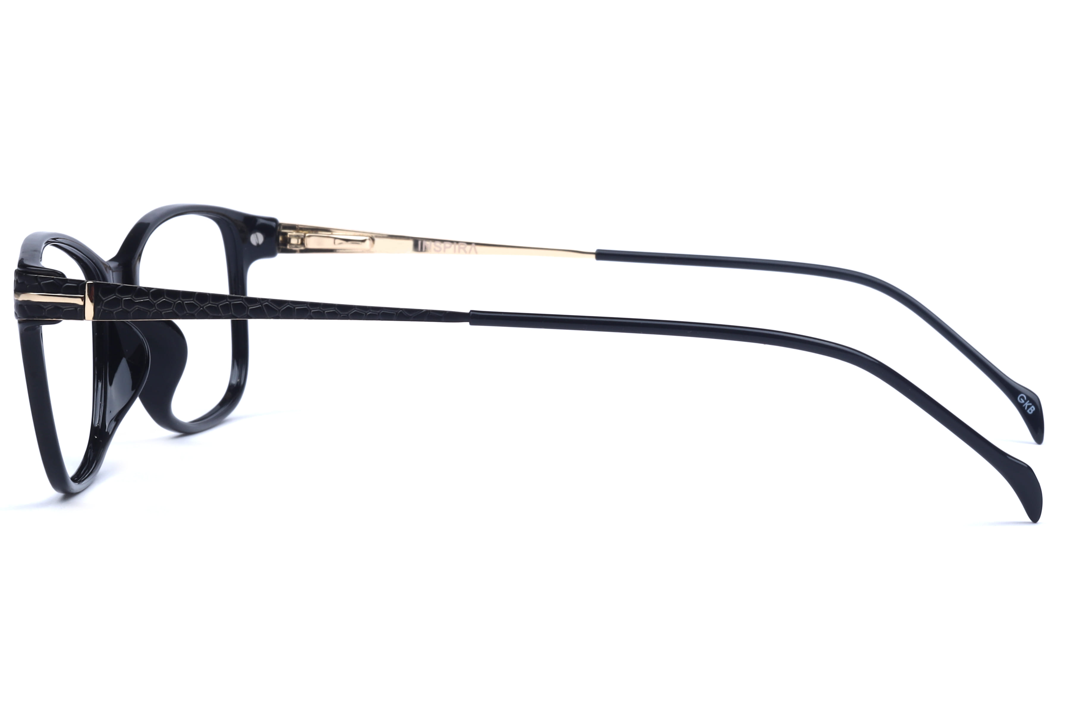 Inspira IP2204 Frame Black Female Full Metal Frame — Black frame — view 3