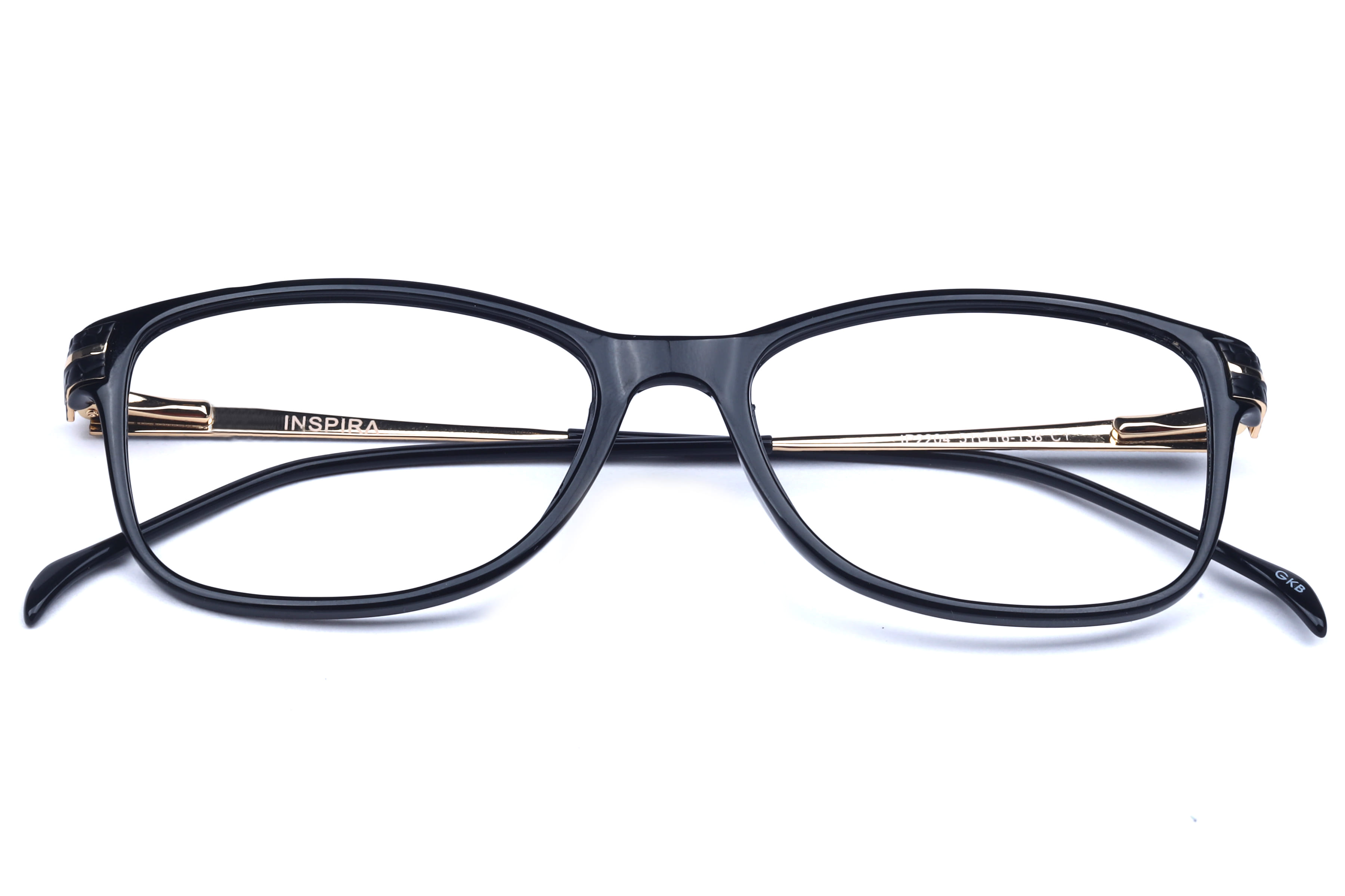 Inspira IP2204 Frame Black Female Full Metal Frame — Black frame — view 4