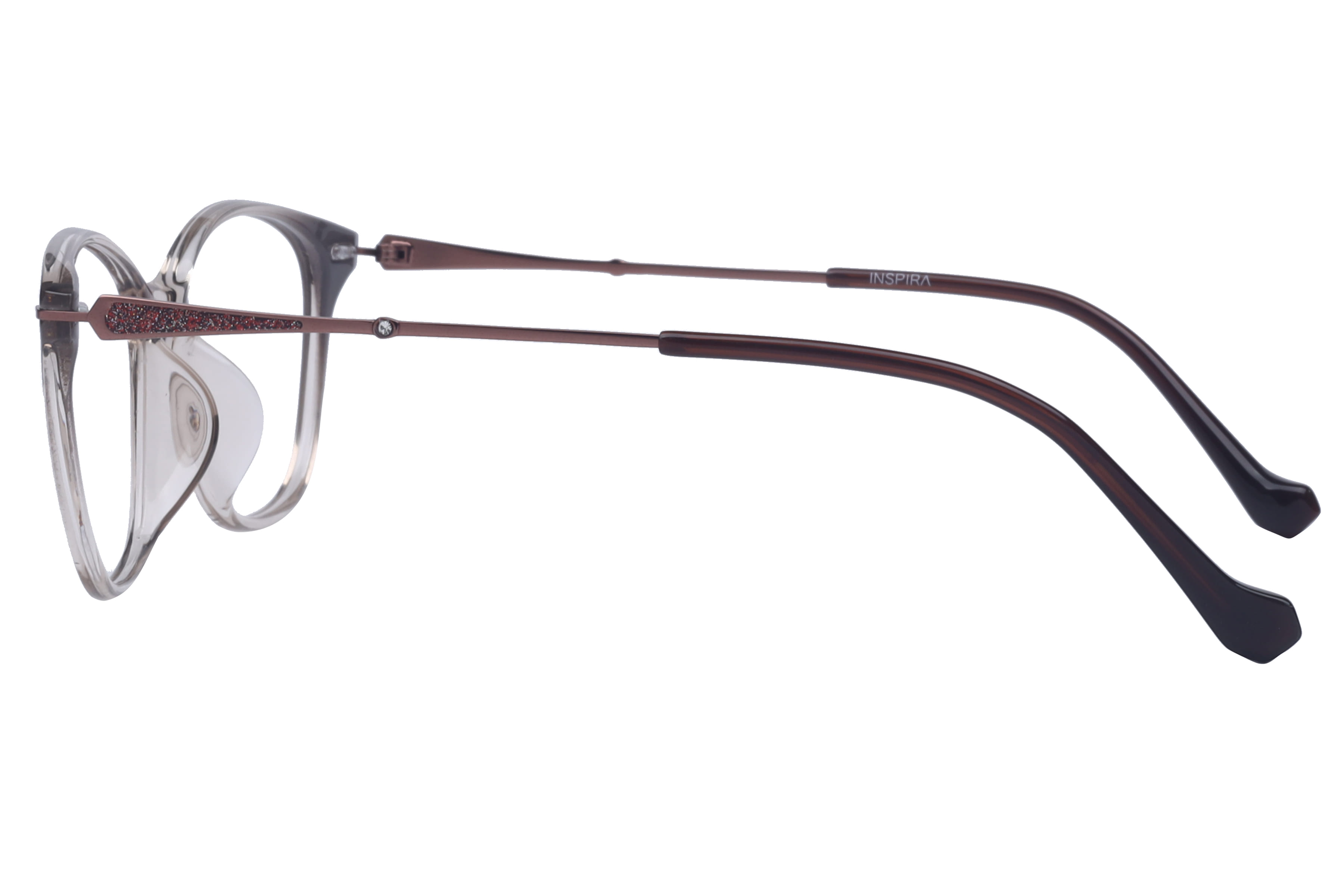 INSPIRA BDIP2395 C5 Frame — Transparent Brown frame — view 3