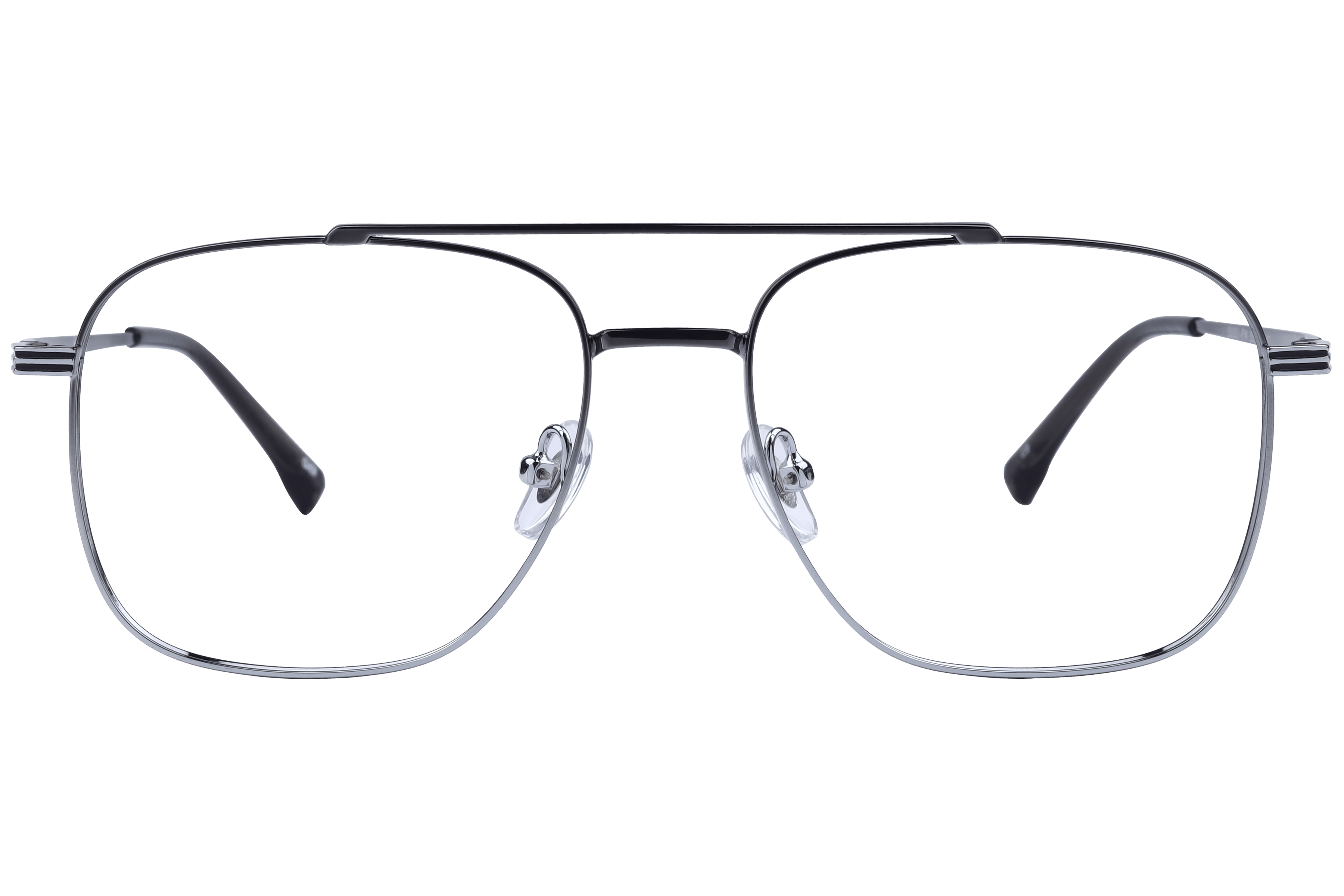 Inspira 50351-FW Frame Gun Metal Male Full Metal Frame — Gun Metal frame — view 2