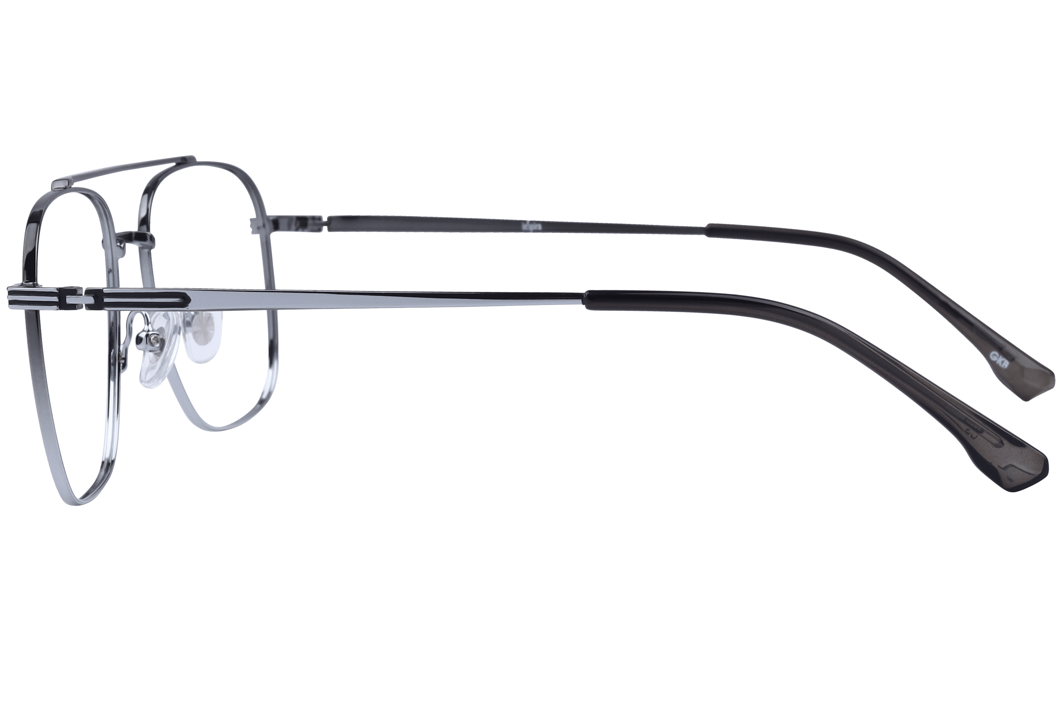Inspira 50351-FW Frame Gun Metal Male Full Metal Frame — Gun Metal frame — view 3