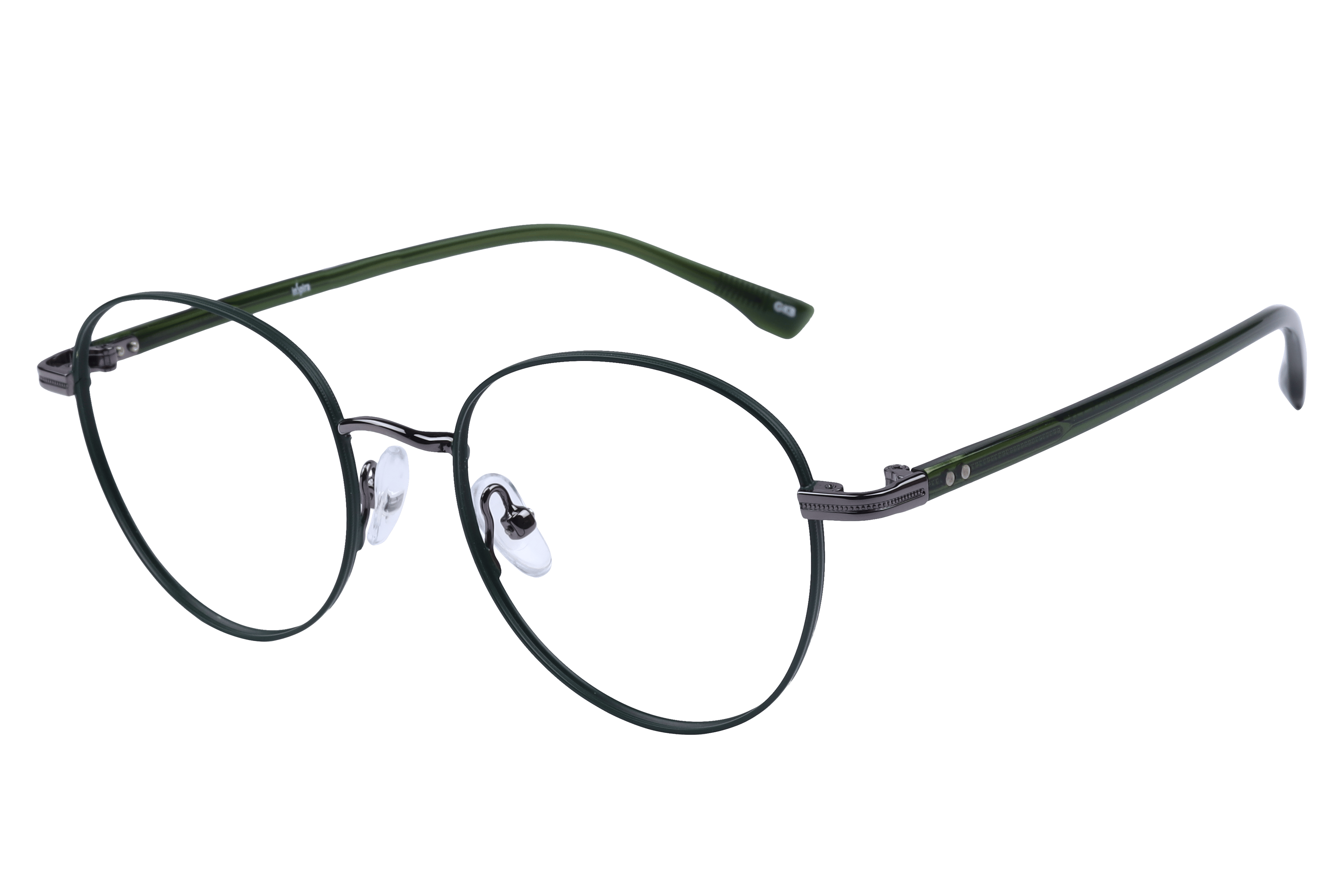 Inspira 50373-FW Frame Green Unisex Full Shell — Green frame
