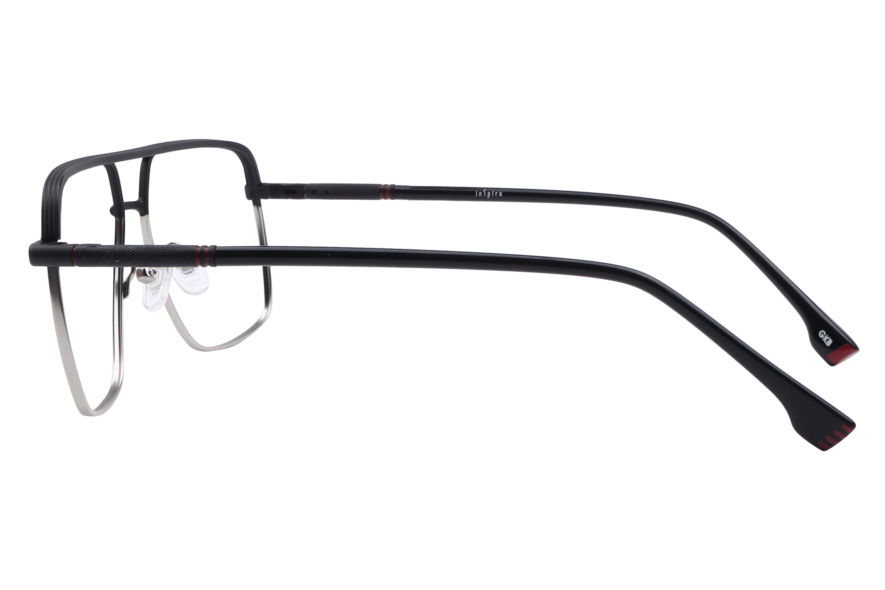 Inspira 60211-FY Frame Black Male Full Metal Frame — Black frame — view 3
