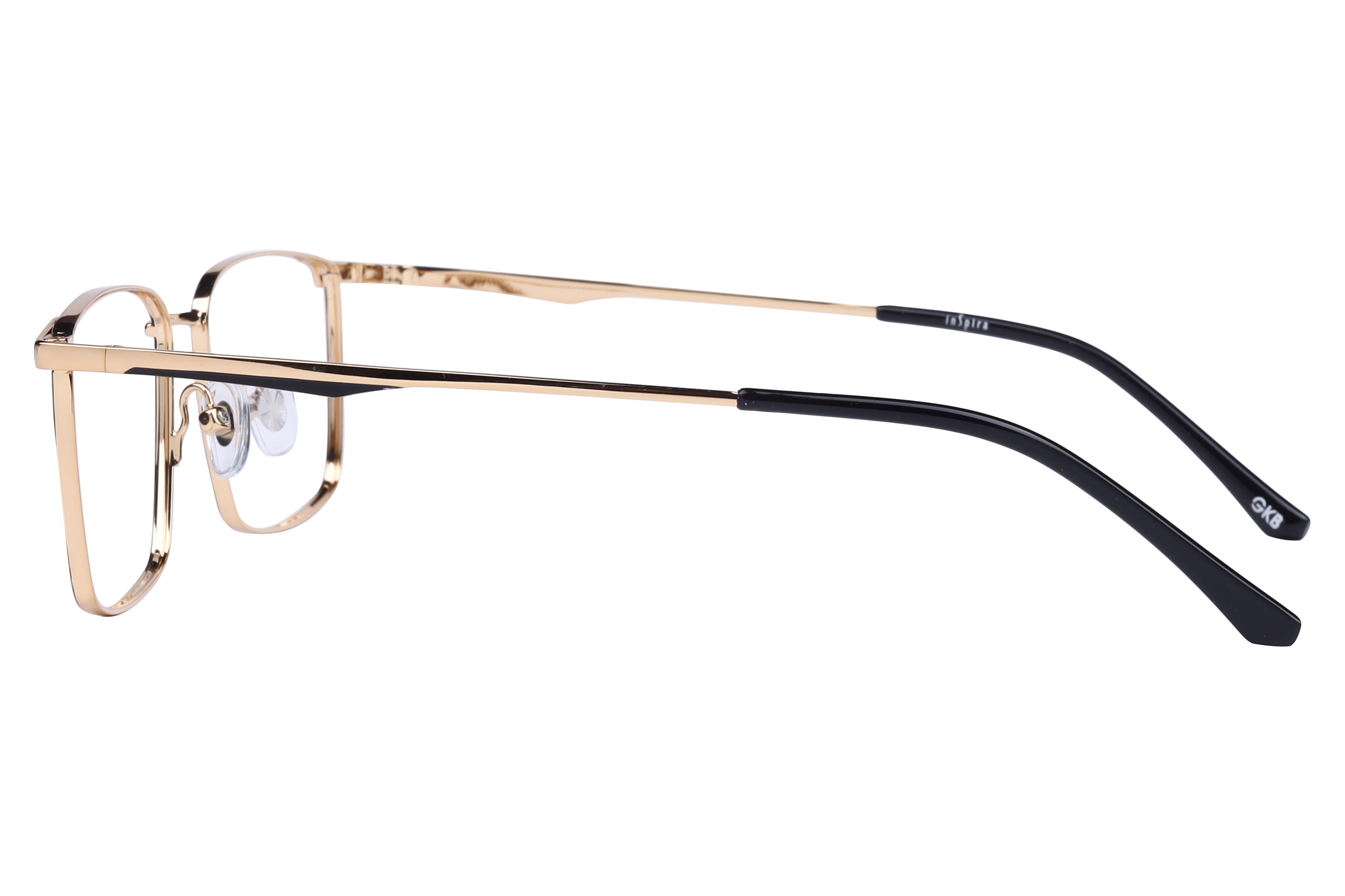 Inspira 50291-FW Frame Black Male Full Metal Frame — Black frame — view 3