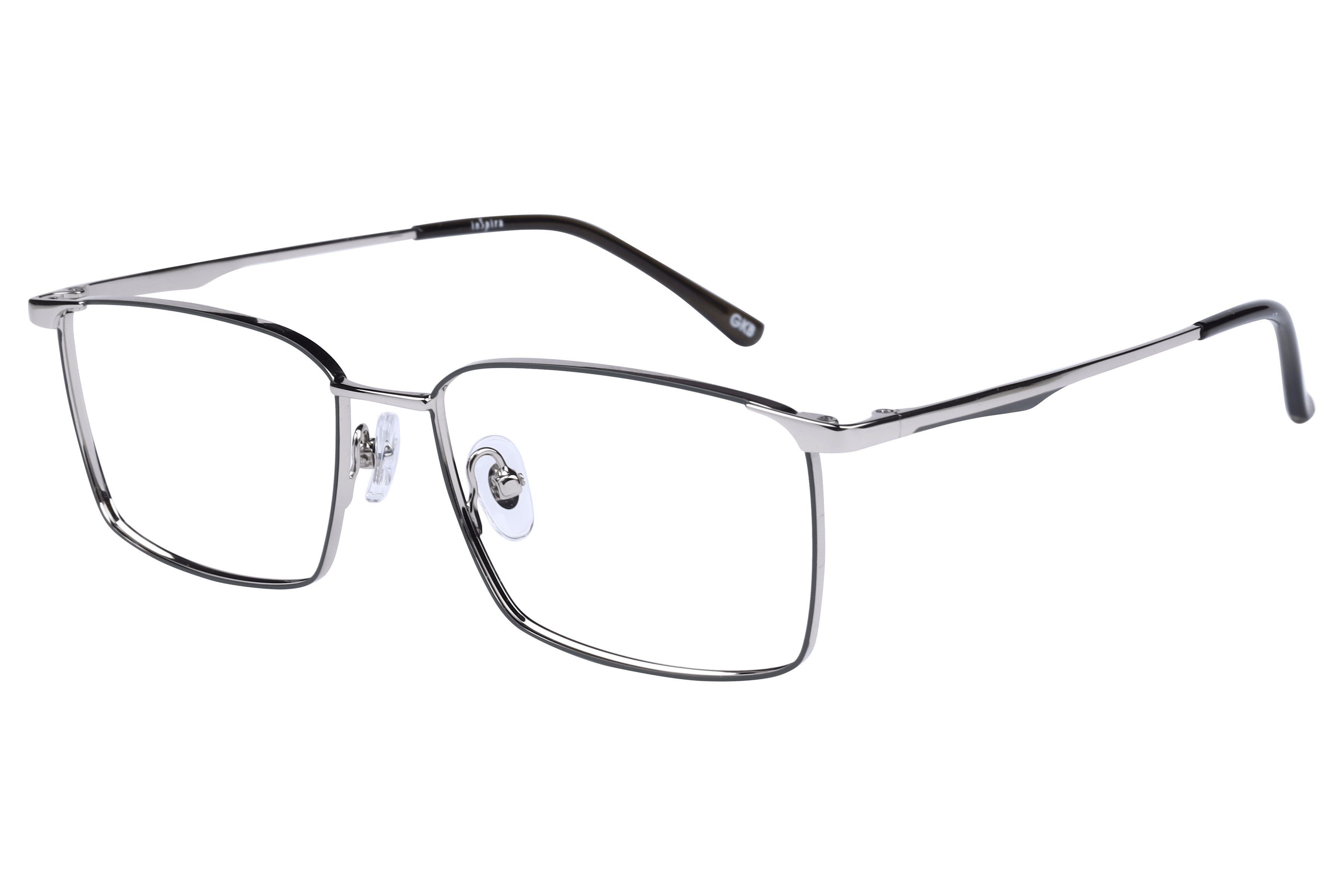 Inspira 50291-FW Frame Grey Male Full Metal — Black frame