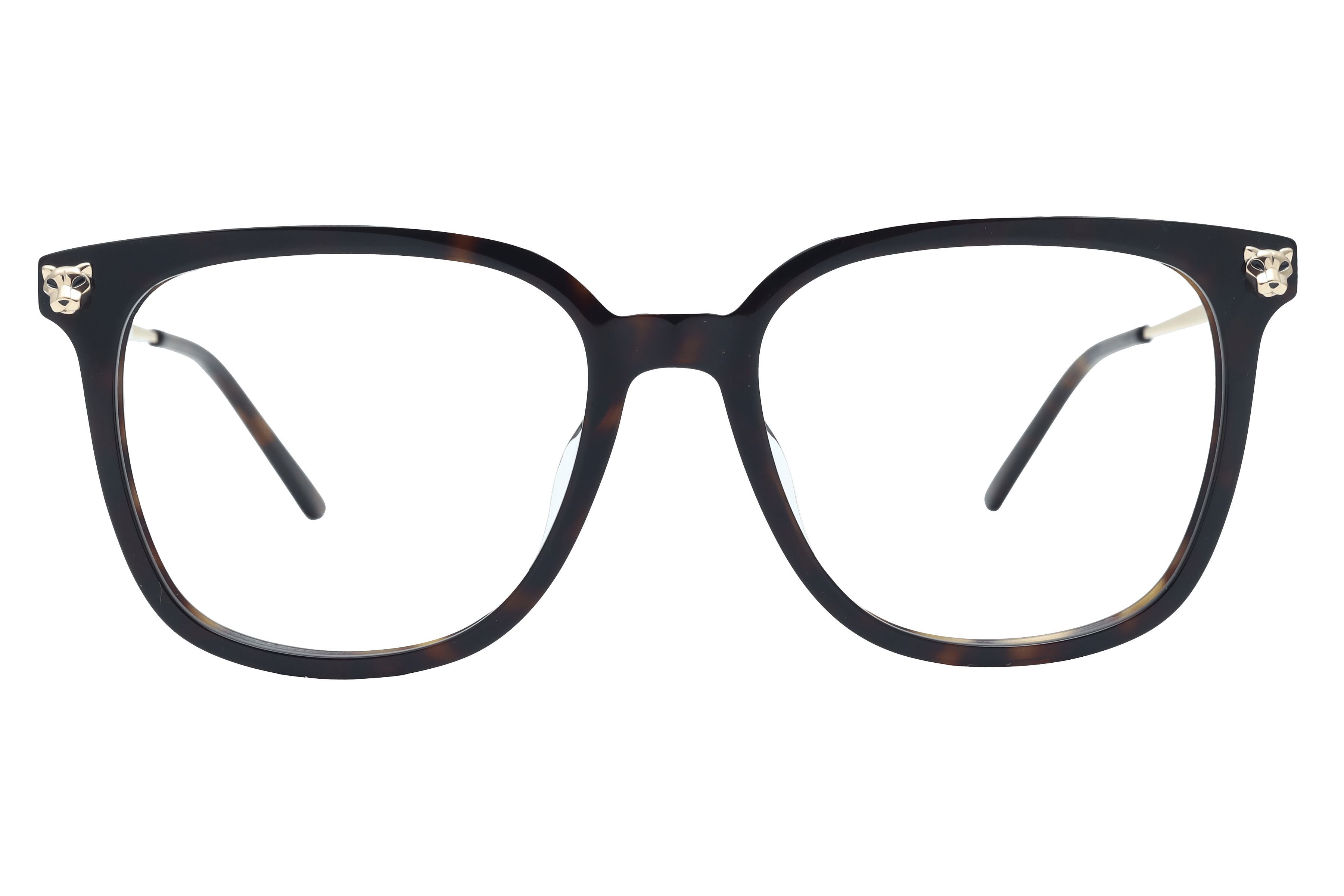 Cartier CT0346O Frame Tortoise Male Full Metal — Tortoise frame
