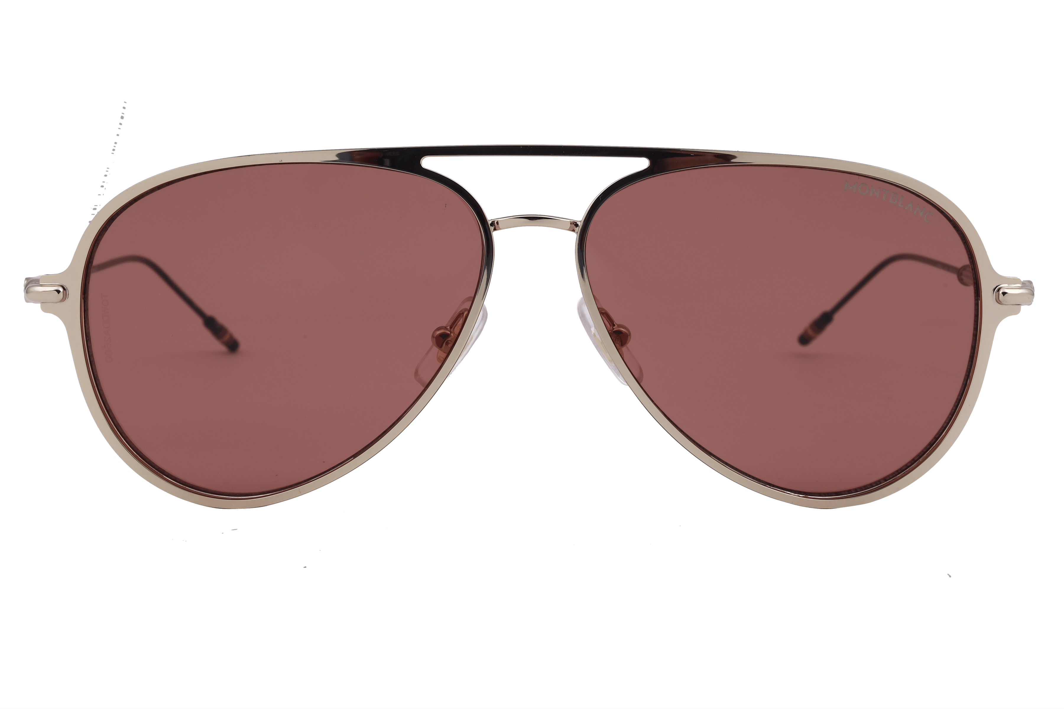 Mont Blanc N MB0059S Sunglass Gold Male Full Metal — Gold frame
